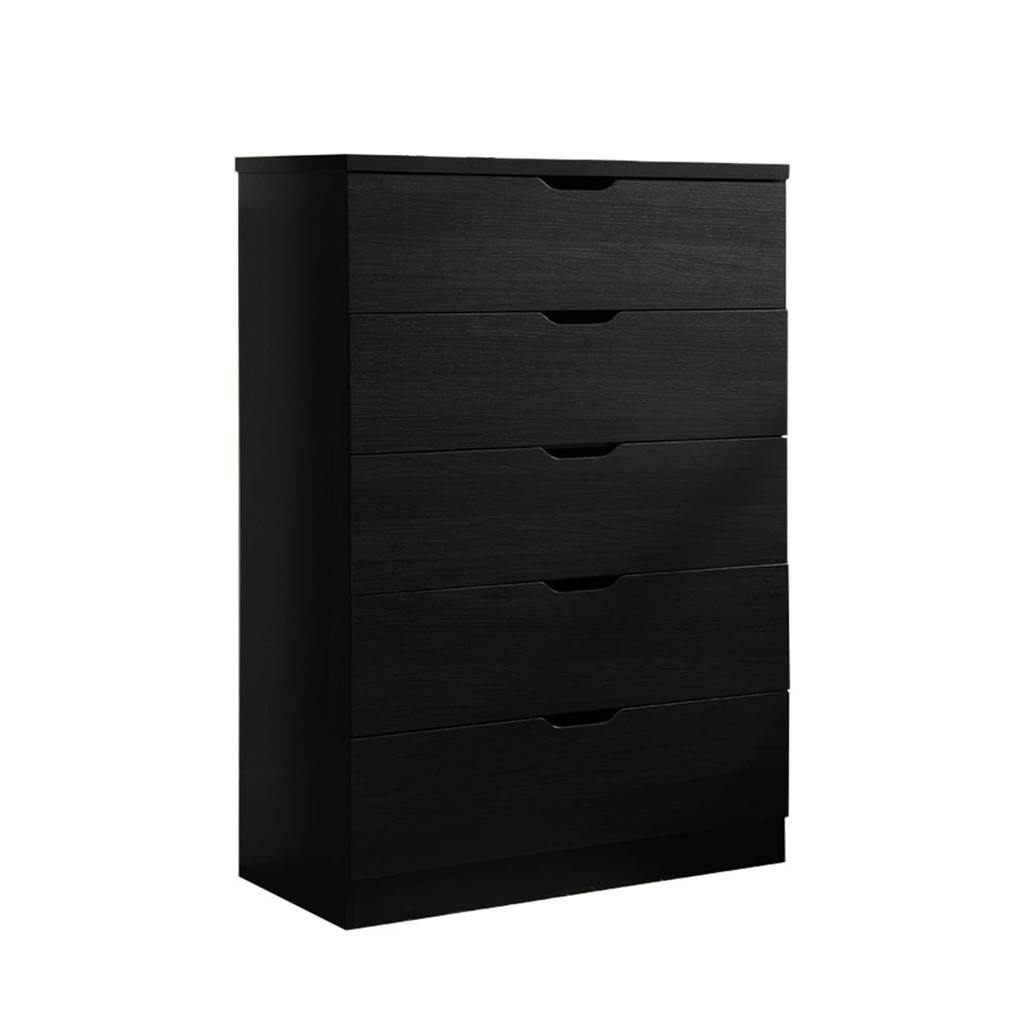  DRE-14 Black 5 -Drawer Standard chest