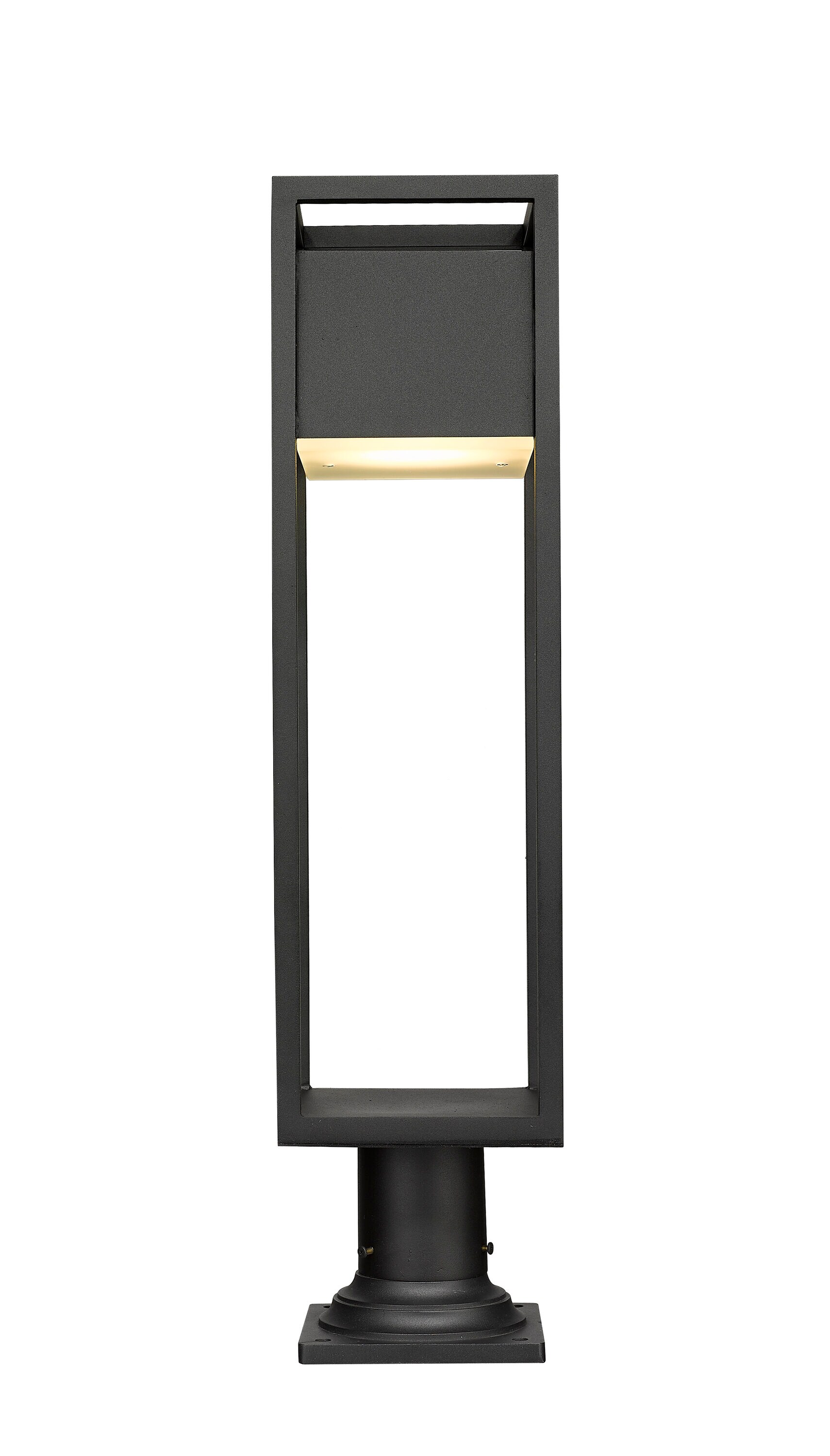 Z-Lite 585PHBR-533PM-BK-LED Post-Lights - View #2