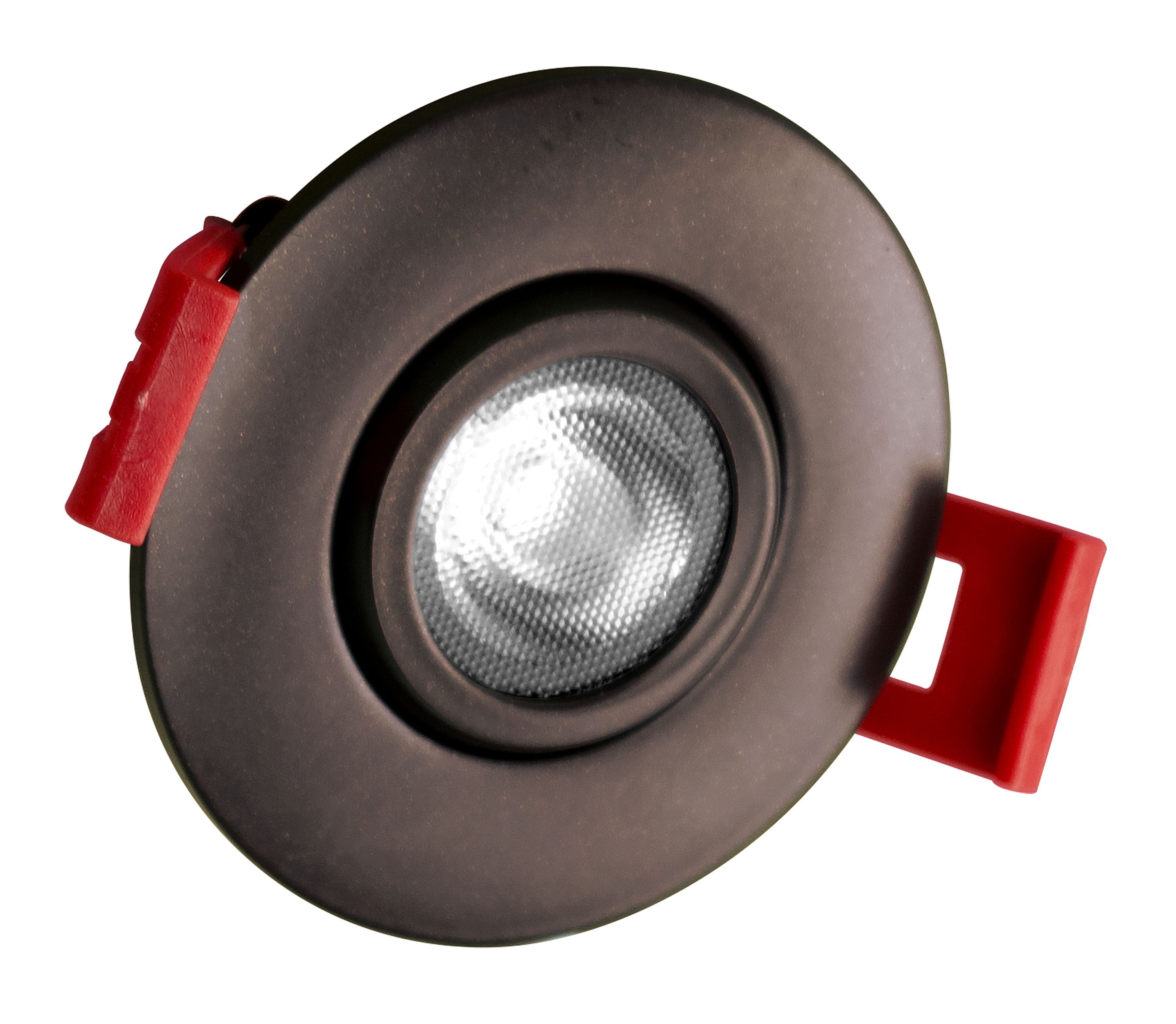 Nicor Lighting DGD211205KRDOB DGD2 Oil-Rubbed Bronze 384 -Lumens Daylight Round Dimmable LED Canless Damp rated Recessed Downlight