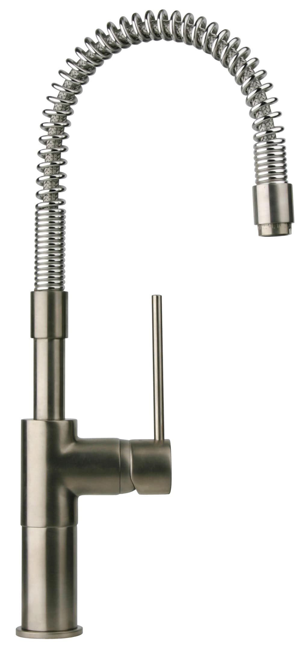 LaToscana 78PW558 Elba Brushed Nickel Single Handle Deck-mount Pull-down Kitchen Faucet with Sprayer