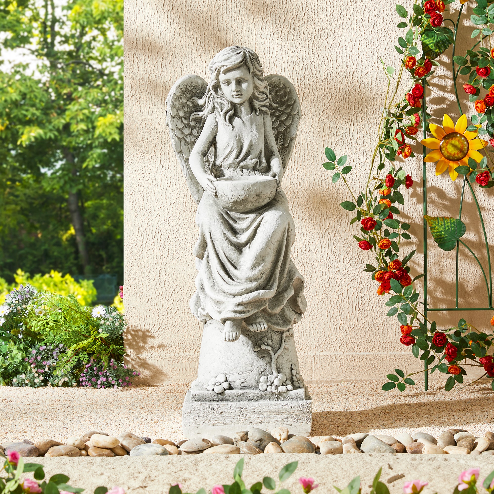 Glitzhome 2025400025 Garden-Statue - View #5