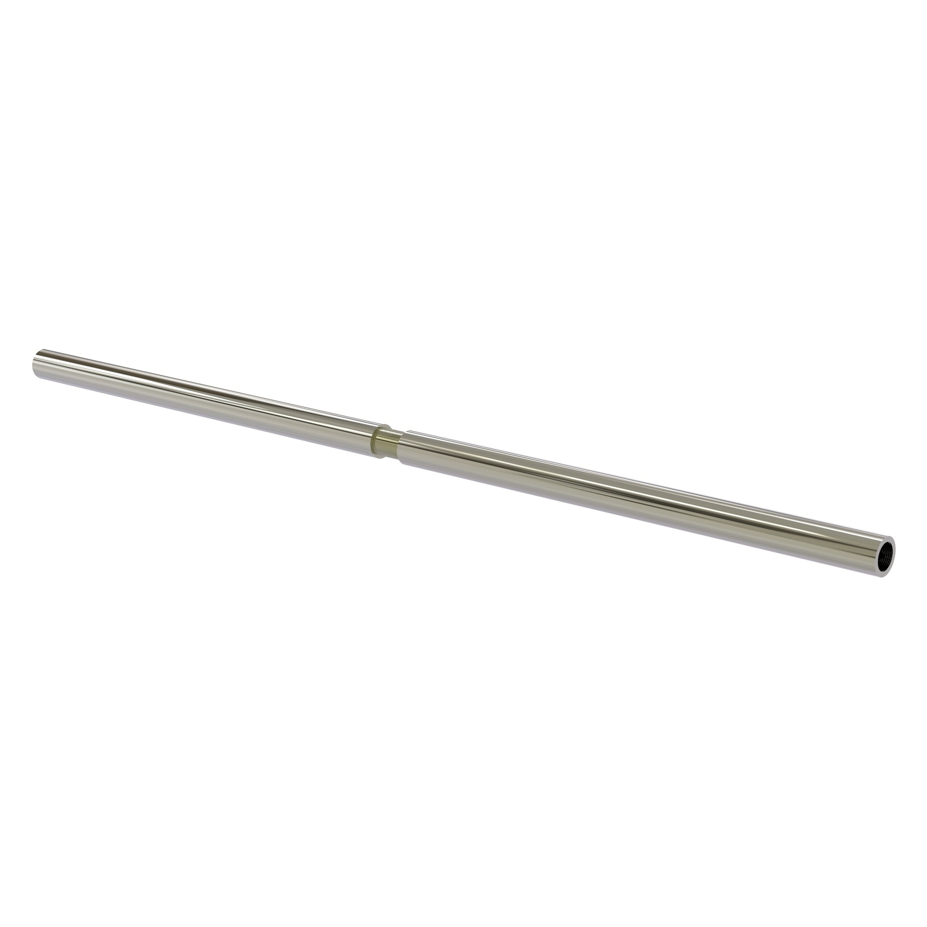Allied Brass SR-72-PNI 48-in to 72-in Polished Nickel Fixed Single straight Shower Curtain Rod