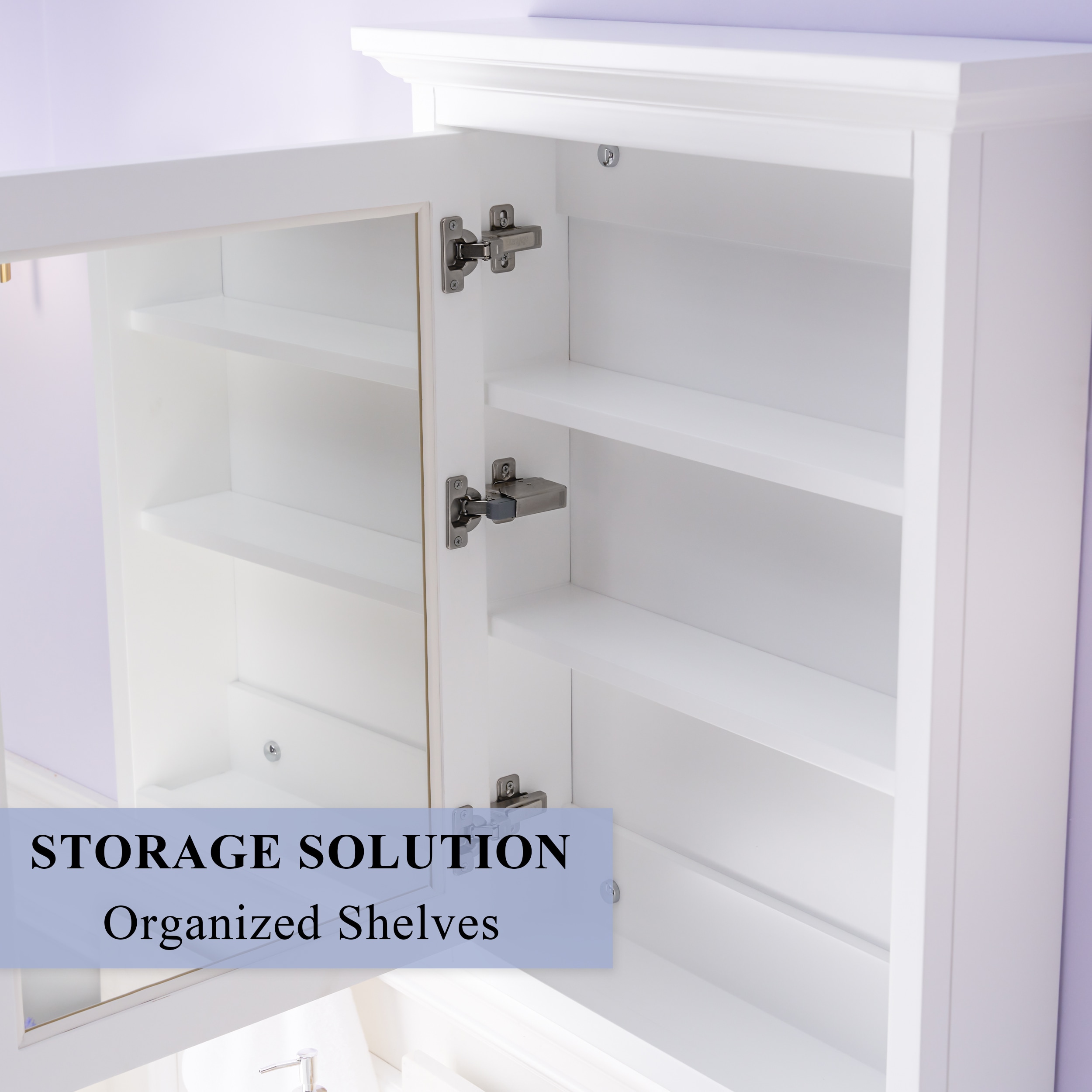WELLFOR EX3BMFL-40-24 Bathroom-Medicine-Cabinets - View #16