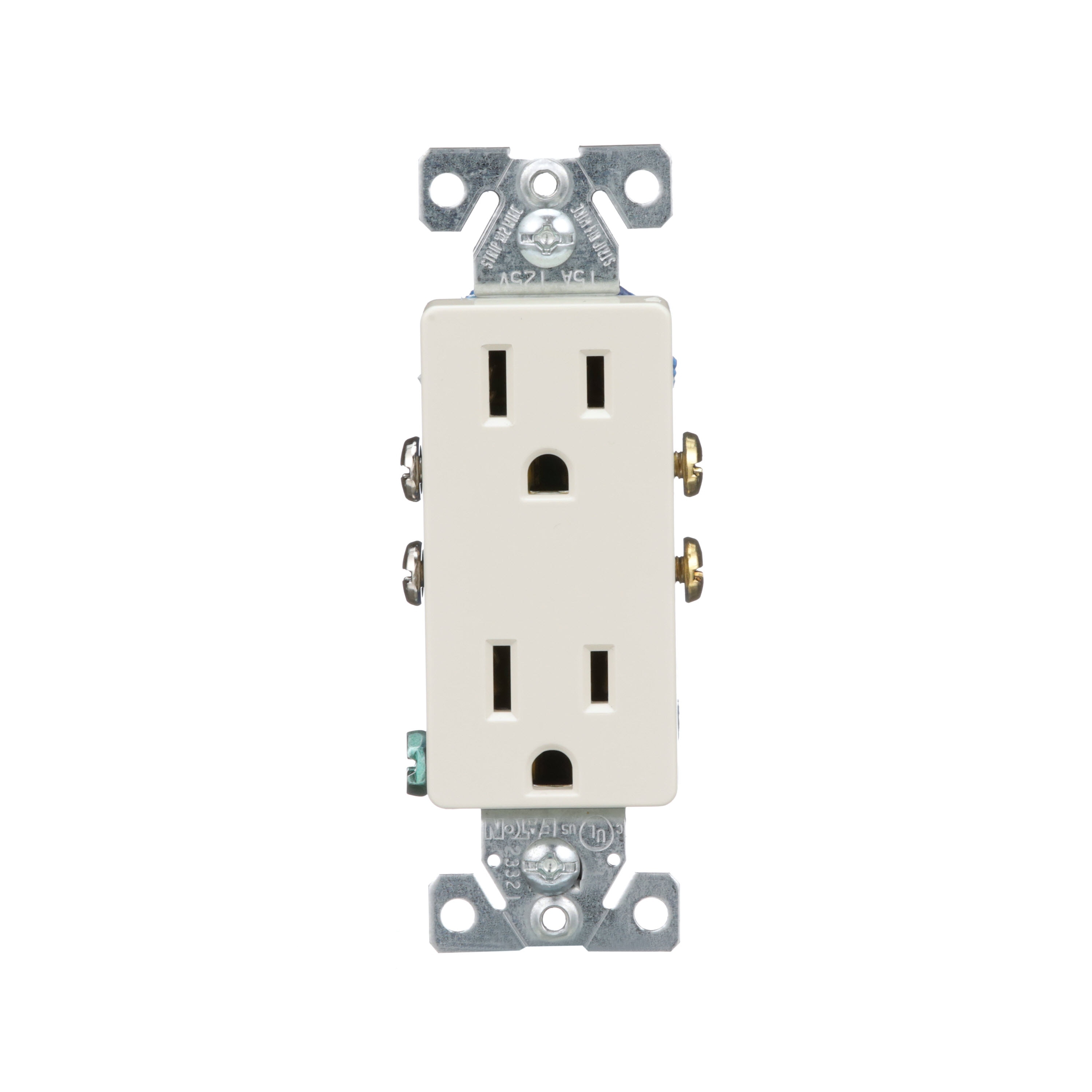 Eaton 1107LA-BX-LW 15 -Amp 125-volt Residential Decorator Outlet , Light almond