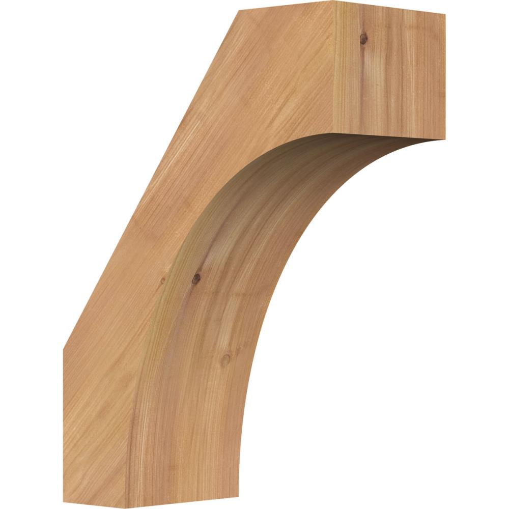 Ekena Millwork BRC06X12X16WTL00SWR 5-1/2-in x 12-in x 16-in Western Red Cedar Unfinished Wood Westlake Smooth Knee Brace