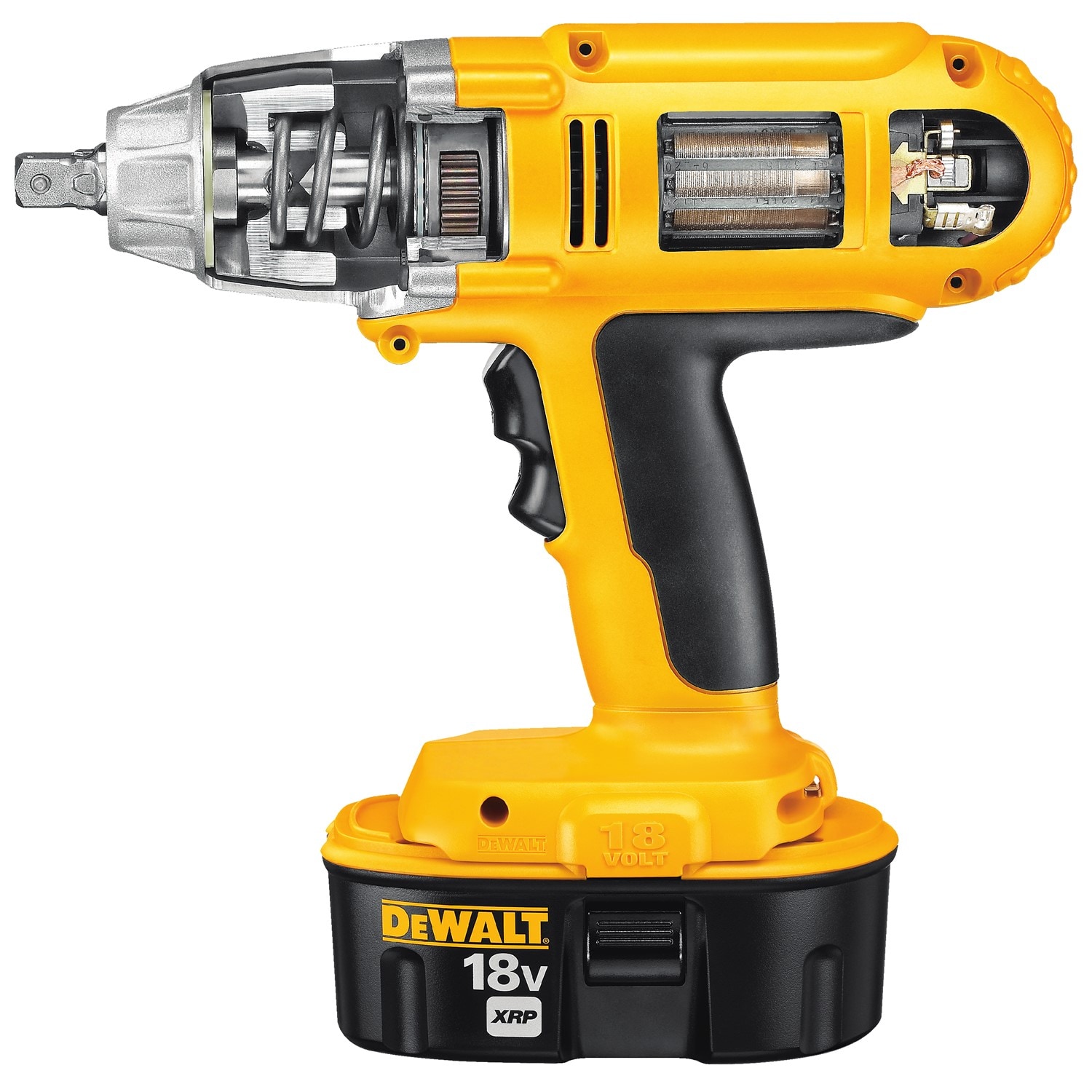 DEWALT 18-volt Variable Speed 1/2-in Drive Cordless Impact Wrench in the Impact Wrenches at Lowes.com