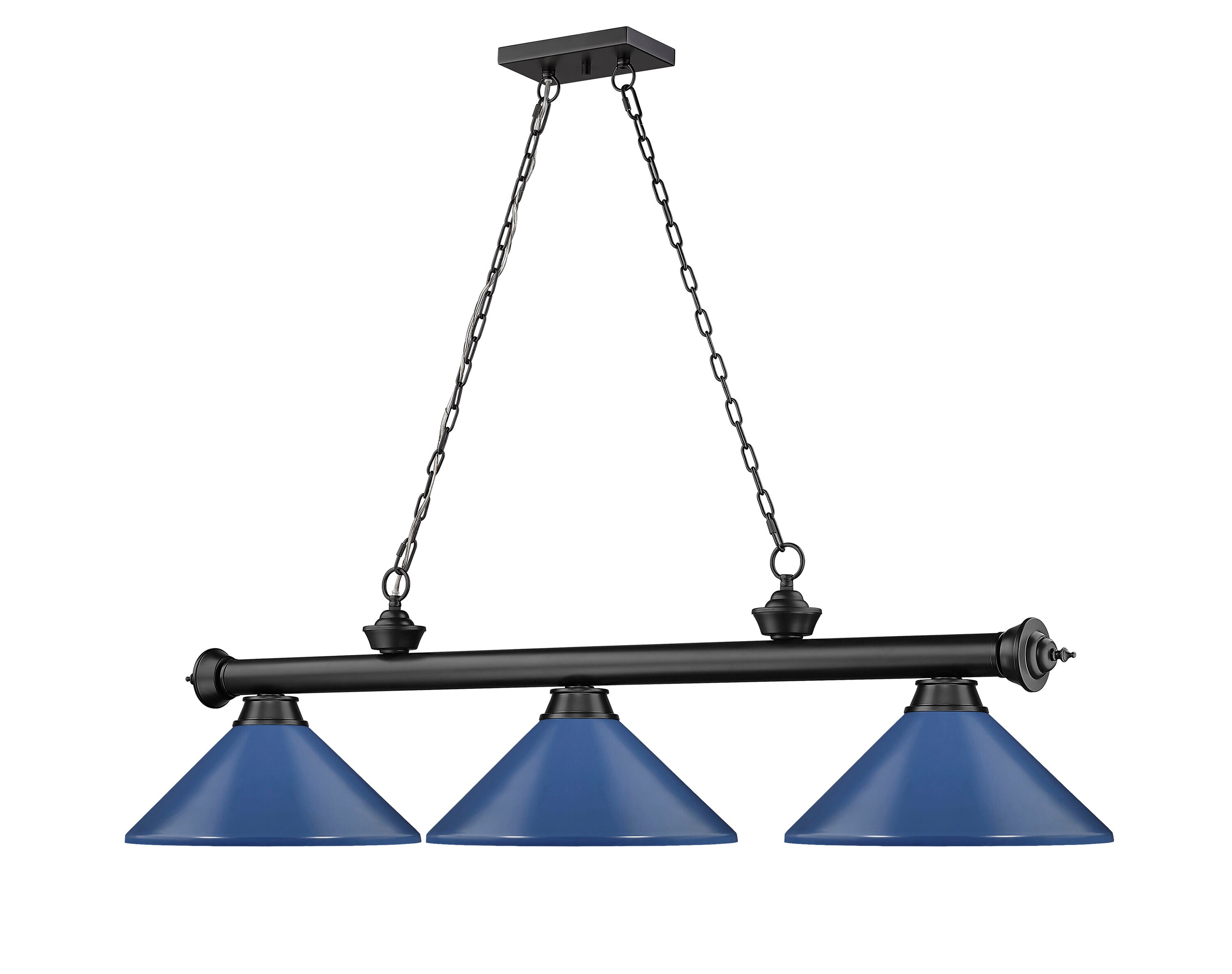 Z-Lite 2306-3MB-MNB Pool-Table-Lighting - View #3