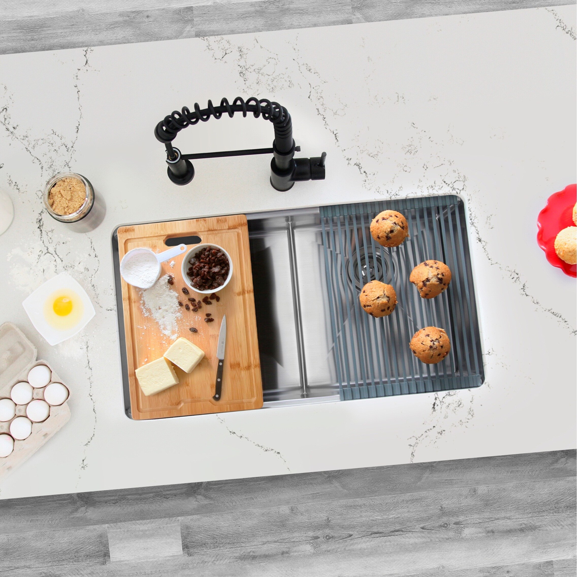 Stylish S-601W1 Kitchen-Sinks - View #15