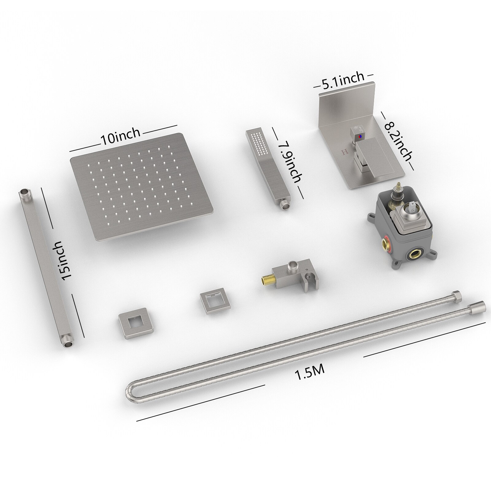 LUXEYARD DS-M-BAC03111 Bath-Shower-Facc - View #4