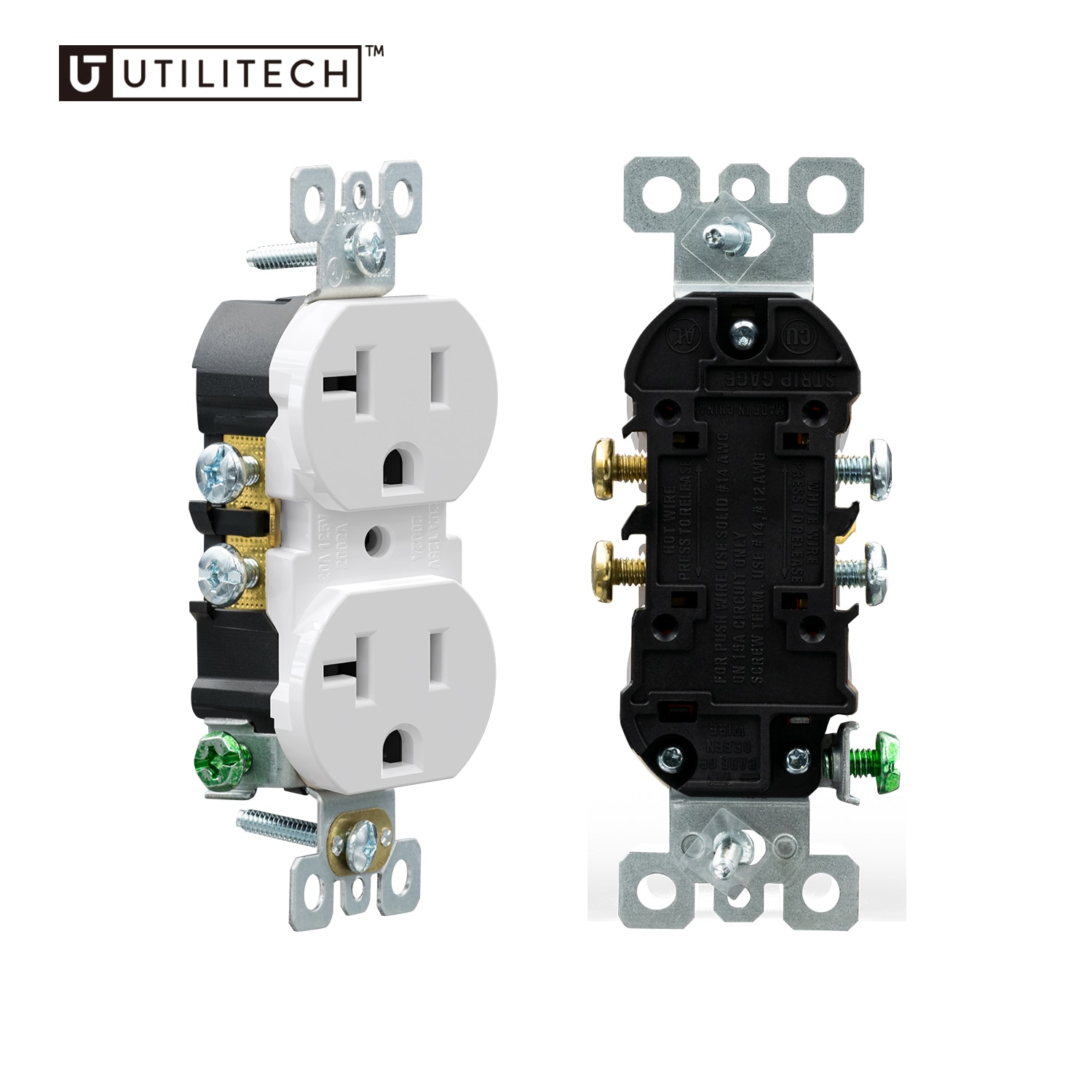 Utilitech 2002A-WH10 receptacles - View #2
