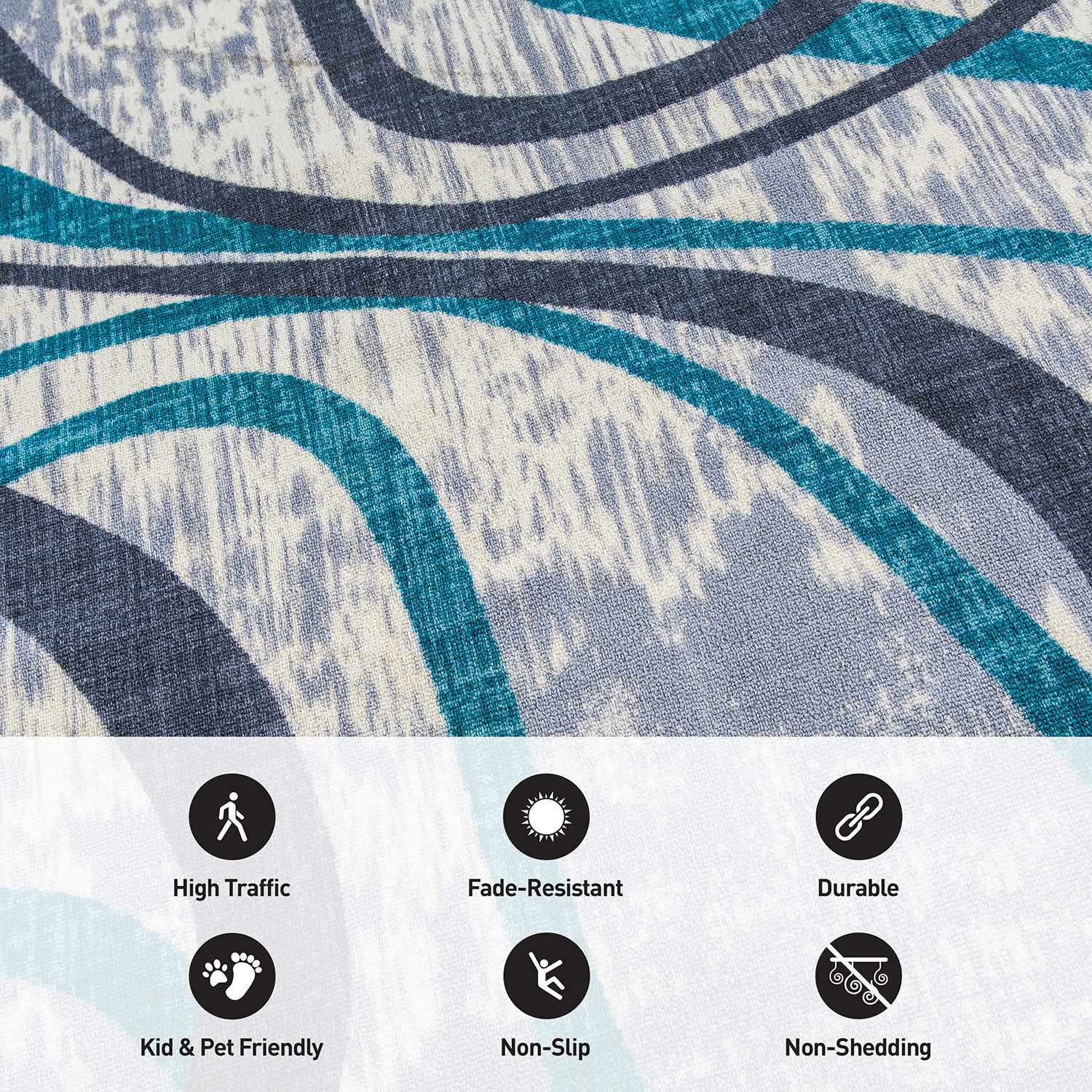 World Rug Gallery WR22BLUE5X7 rugs - View #8
