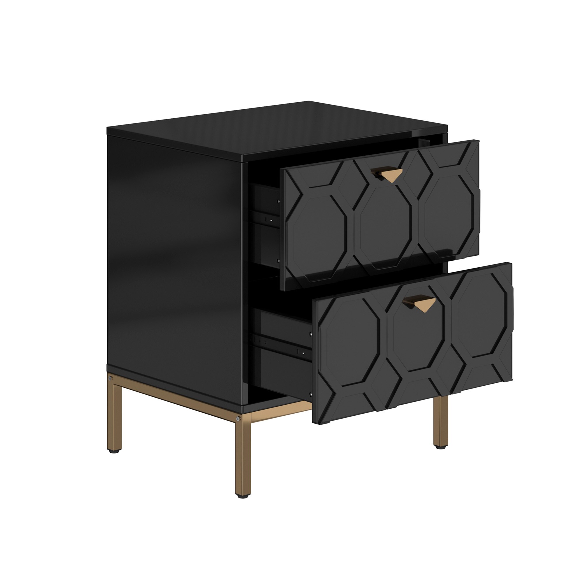 Clihome CL-JH-009013-BK-N nightstands - View #3