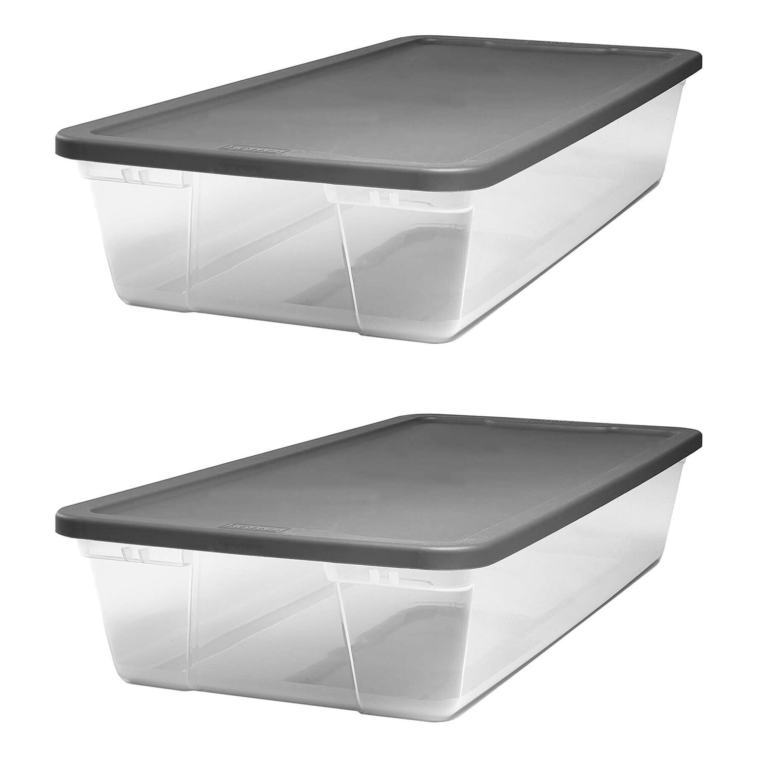 Homz Products 324384 Plastic-Storage-Totes - View #2