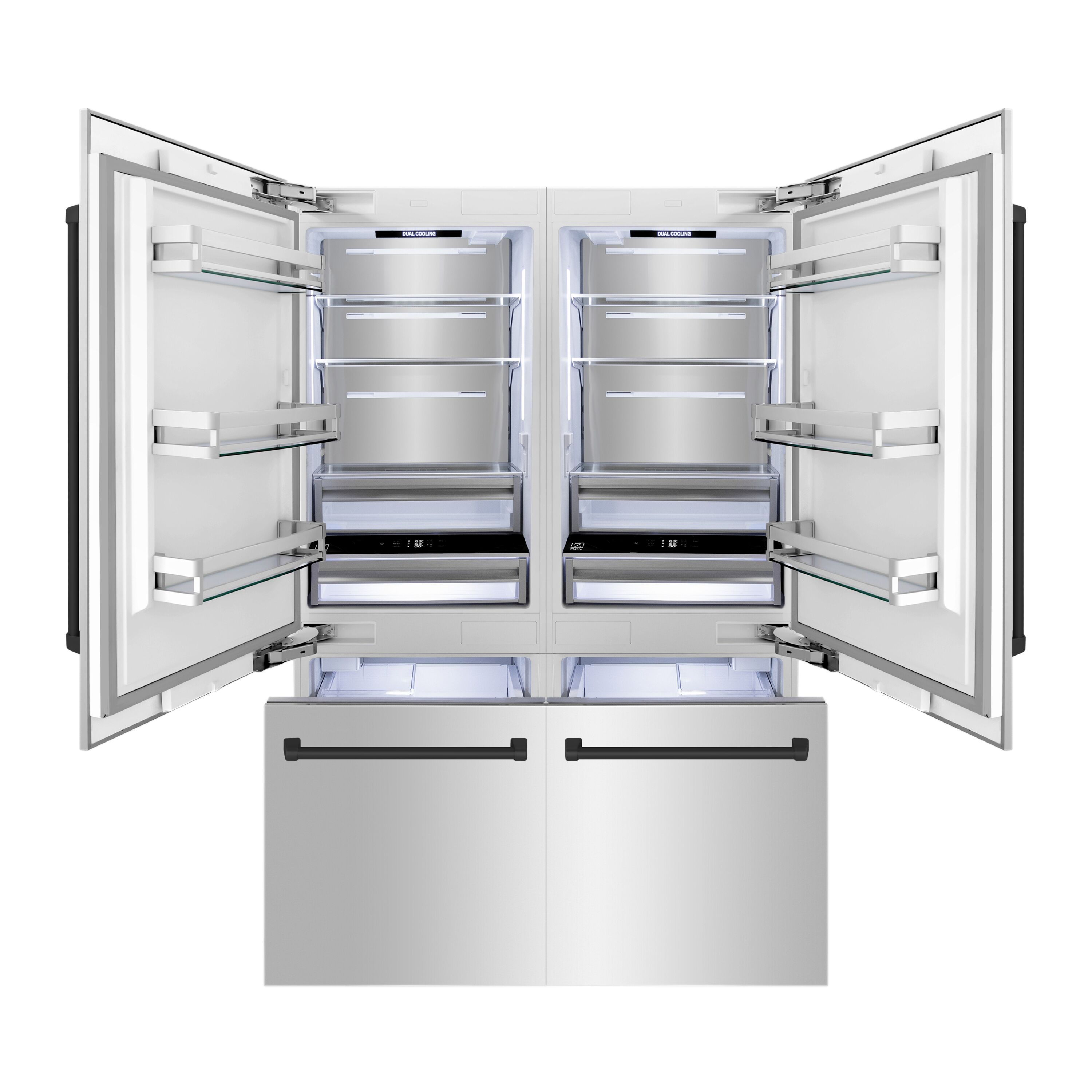ZLINE KITCHEN & BATH RBIVZ-304-60-MB French-Door-Refrigerators - View #3