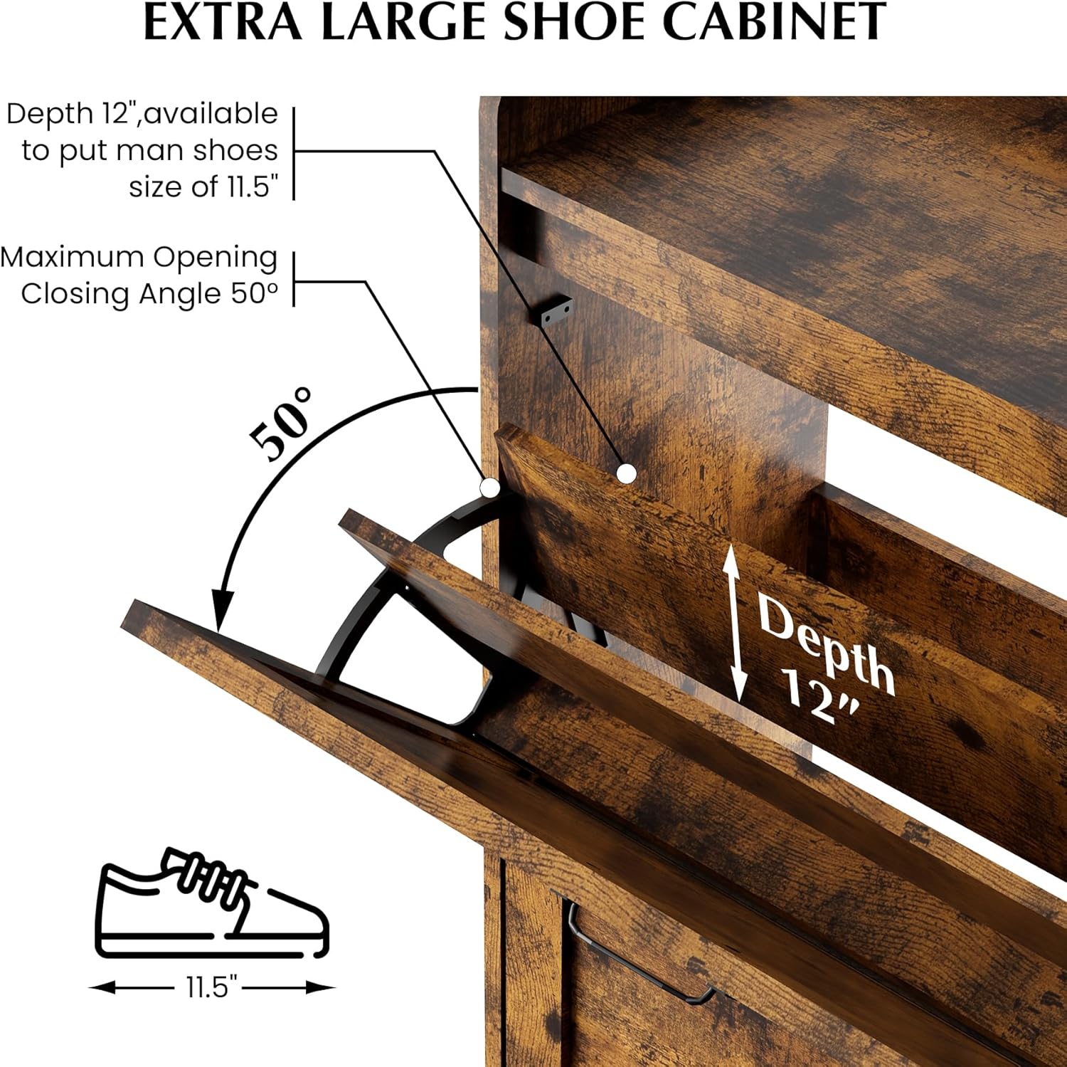 WhizMax DF-PHO-150YS6WC Shoe-Racks - View #4