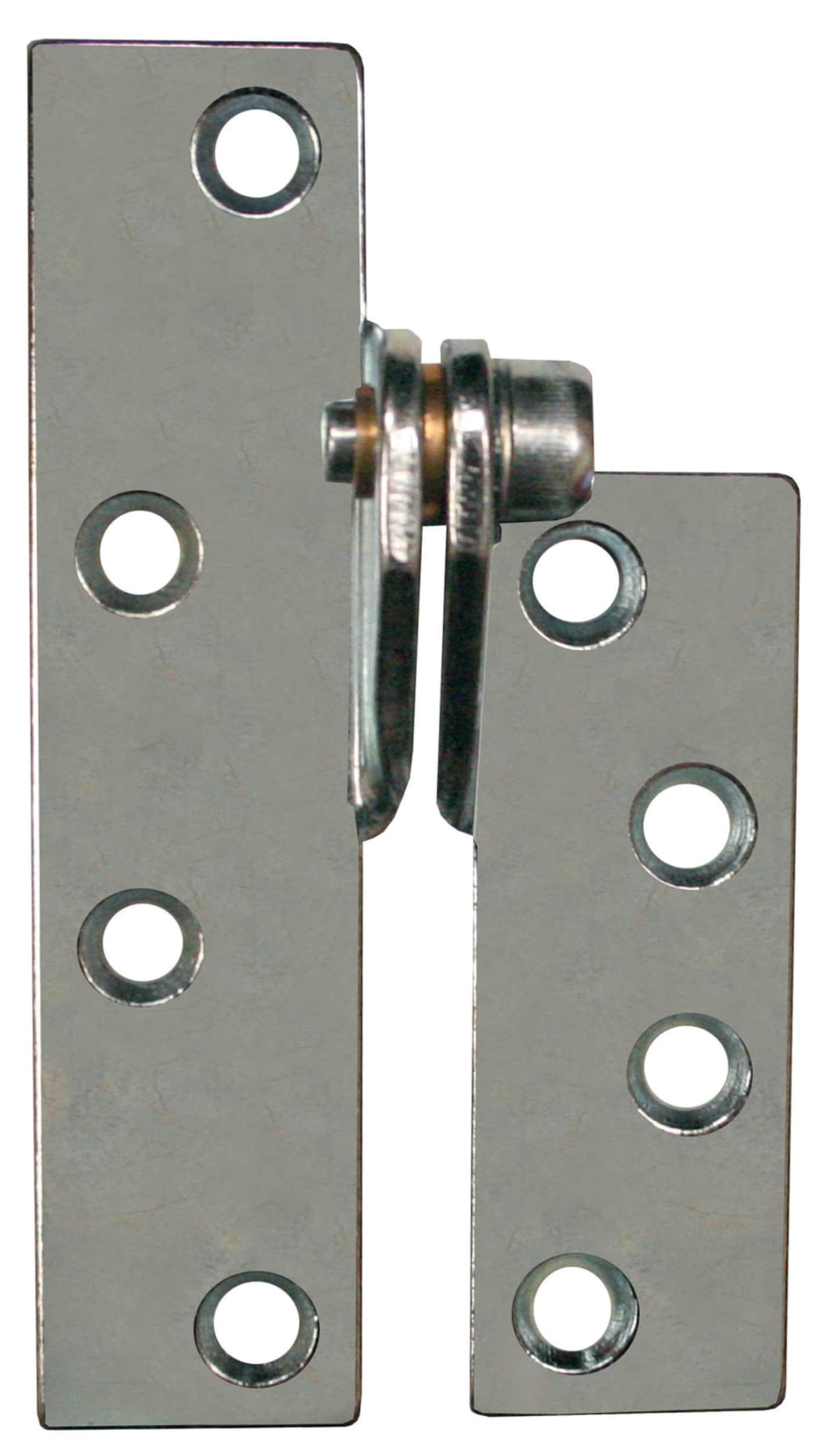 Global Door Controls CP-RPLH-26D 4-in H Square Satin Brass Pintle Interior/Exterior Door Hinge