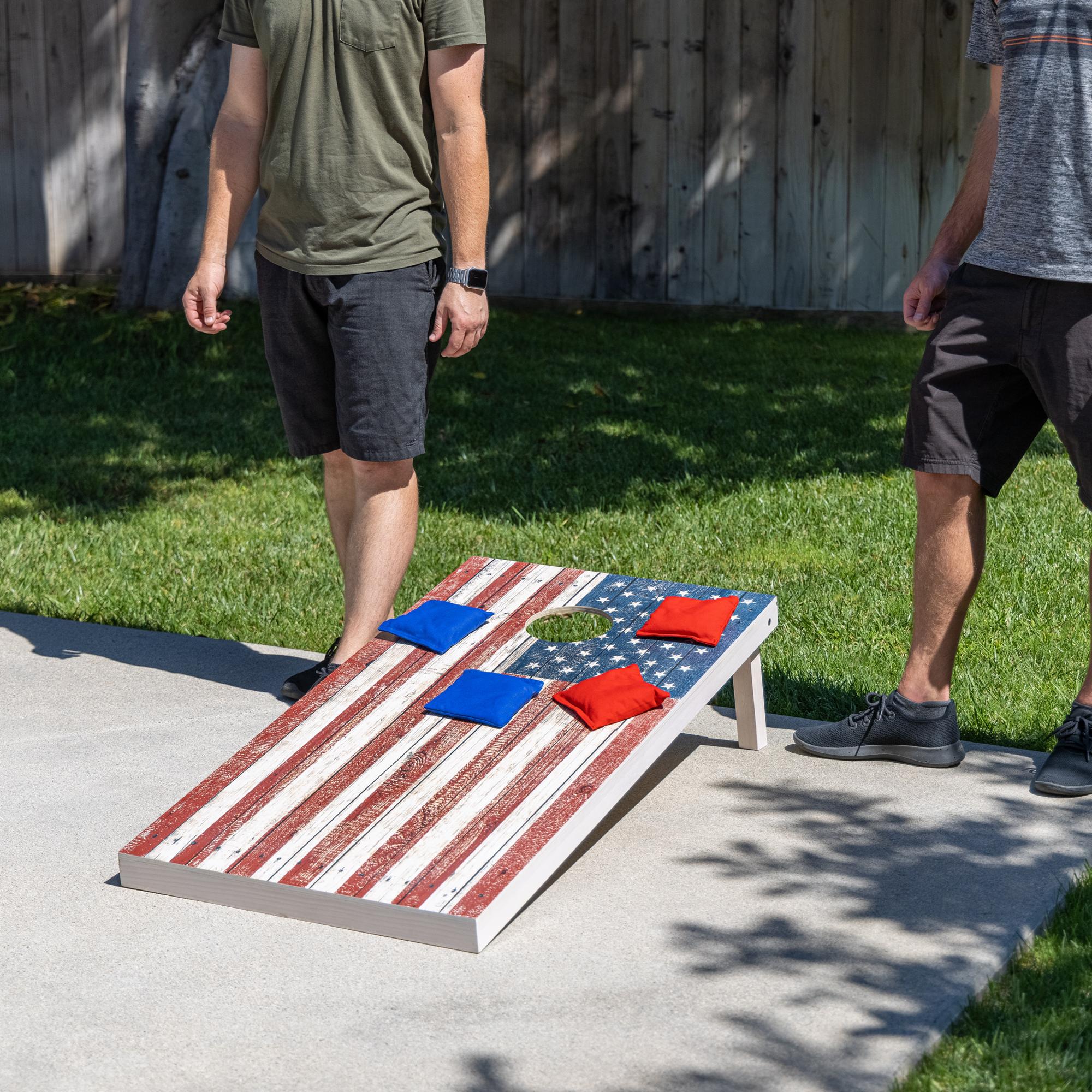 GoSports Outdoor Wood Corn Hole With Case In The Party Games Department ...