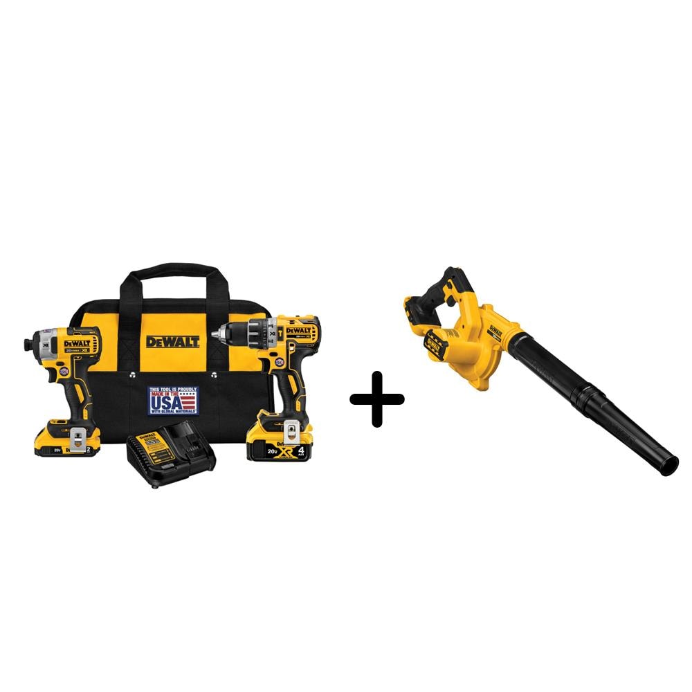 DEWALT DCK287D1M1DCE100B 2-Tool 20-Volt Max Power Tool Combo Kit with Soft Case (2-Batteries and charger Included)