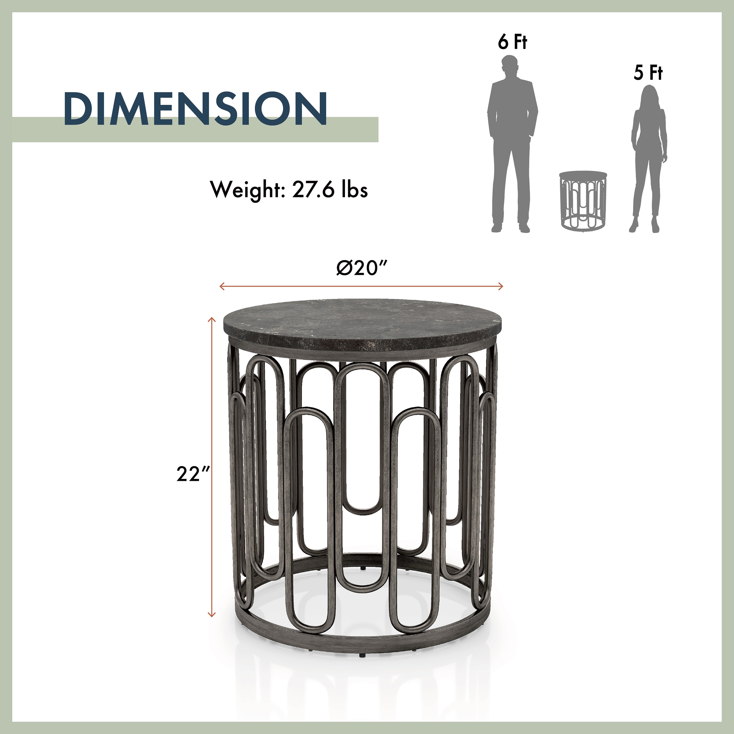 Furniture of America 005L-4001E End-Tables - View #3