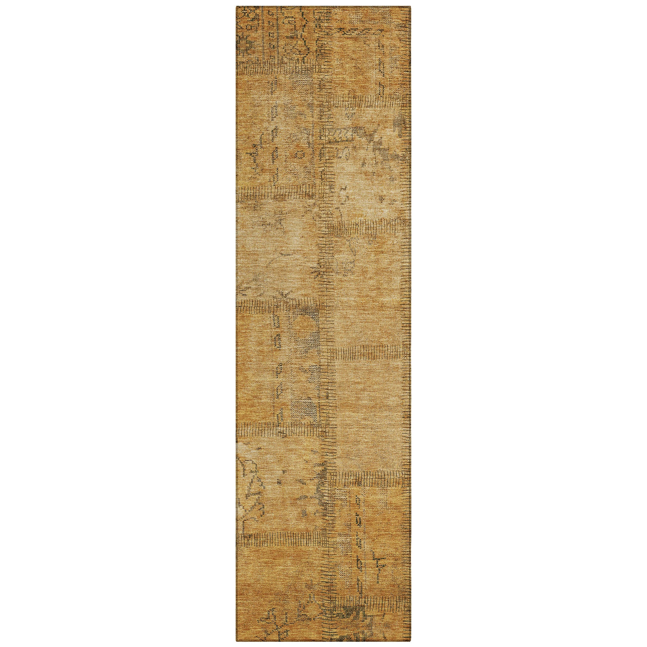 Addison Rugs ACN685CP2X8 Chantille ACN685CP 2 x 7 (ft) Polyester Copper Rectangular Indoor/Outdoor Geometric Machine washable Area rug