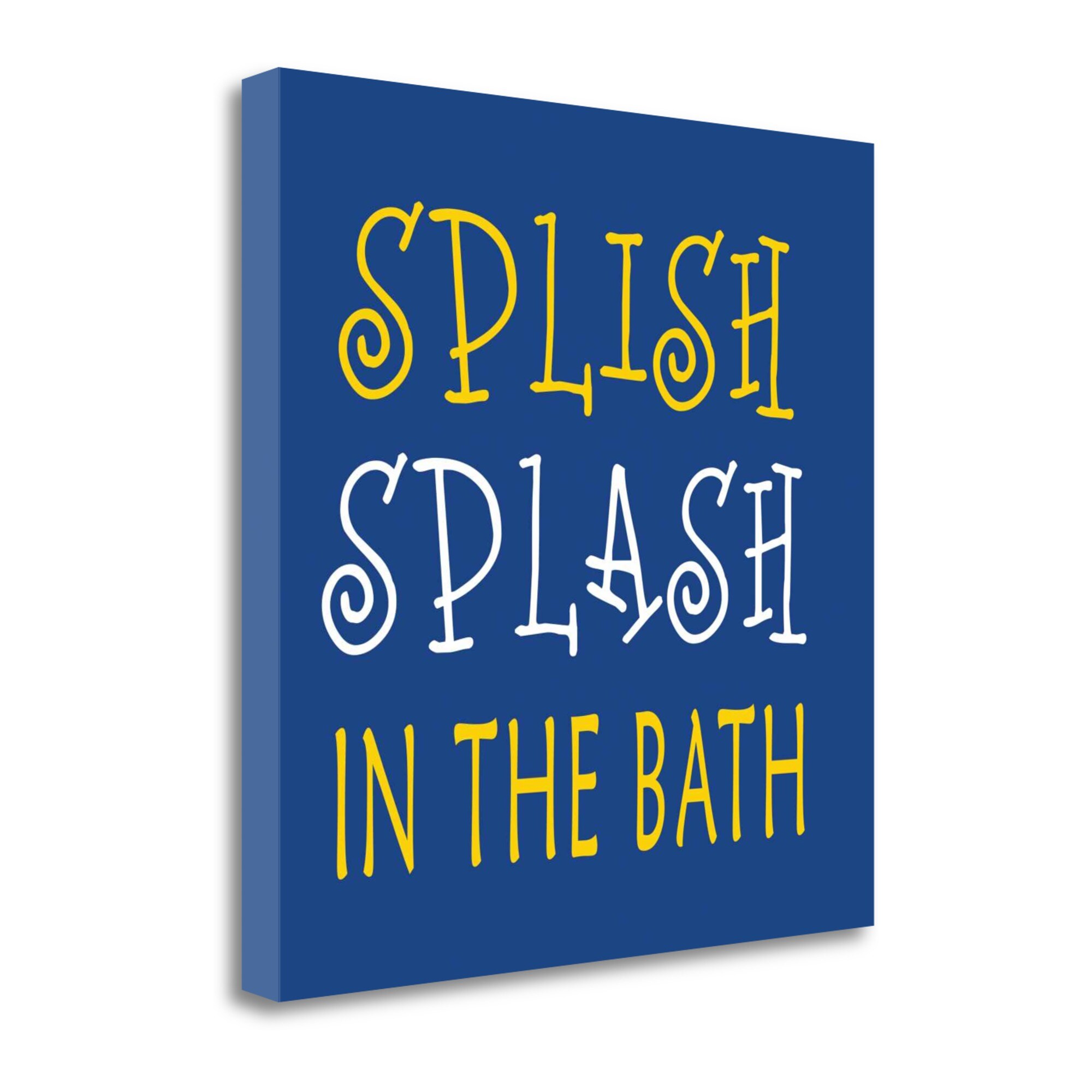 Tangletown Fine Art SBTR1143-2020C Splash Tamara Robinson 20-in H x 20-in W Bath Print on Canvas