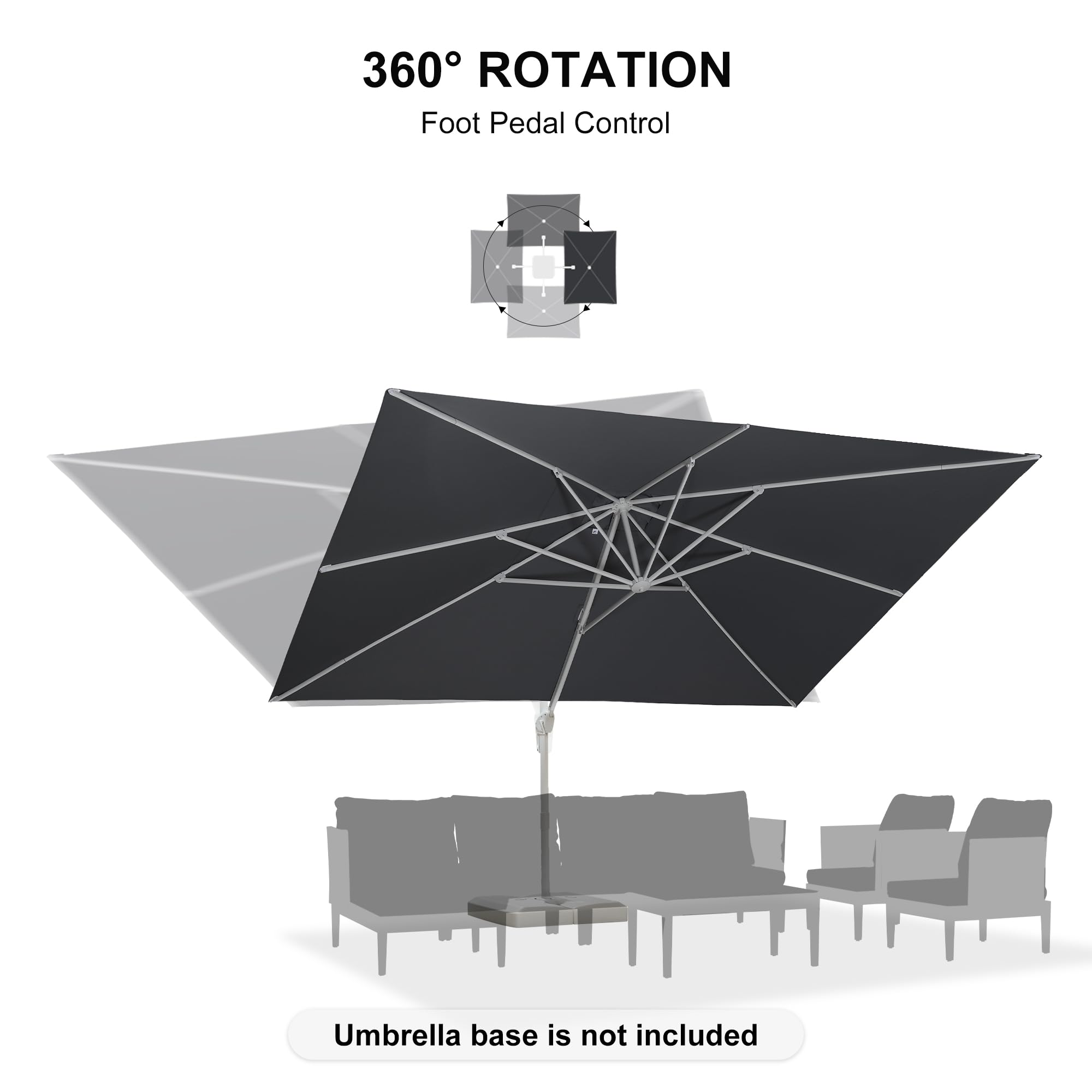 PURPLE LEAF LS02XBRC1013-LG Umbrellas-2 - View #2