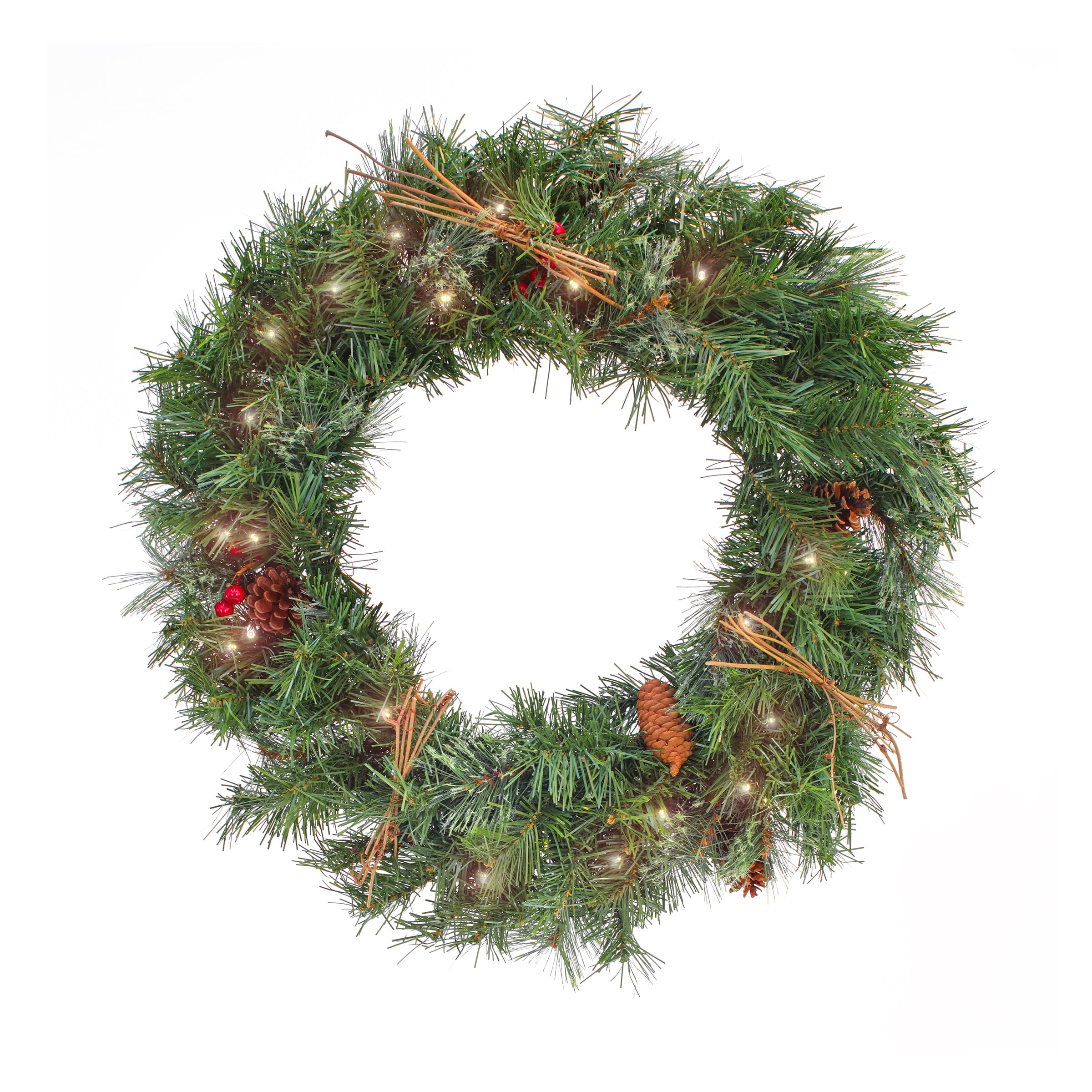 Realistic Christmas Pine Needle Branches For Diy Wreaths And - Temu