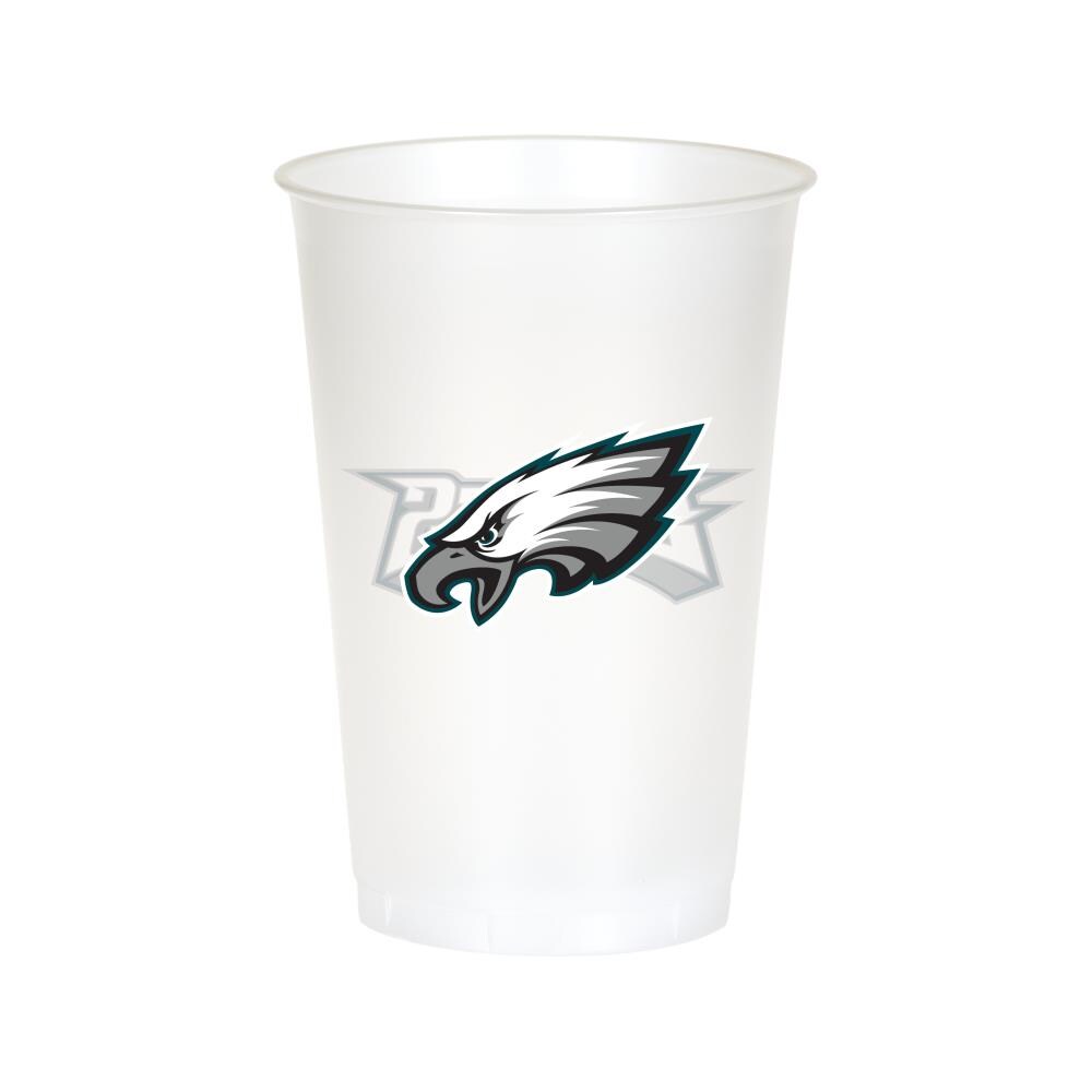 Creative Converting 019524 Philadelphia Eagles 20-fl oz Plastic Cup Set of: 8