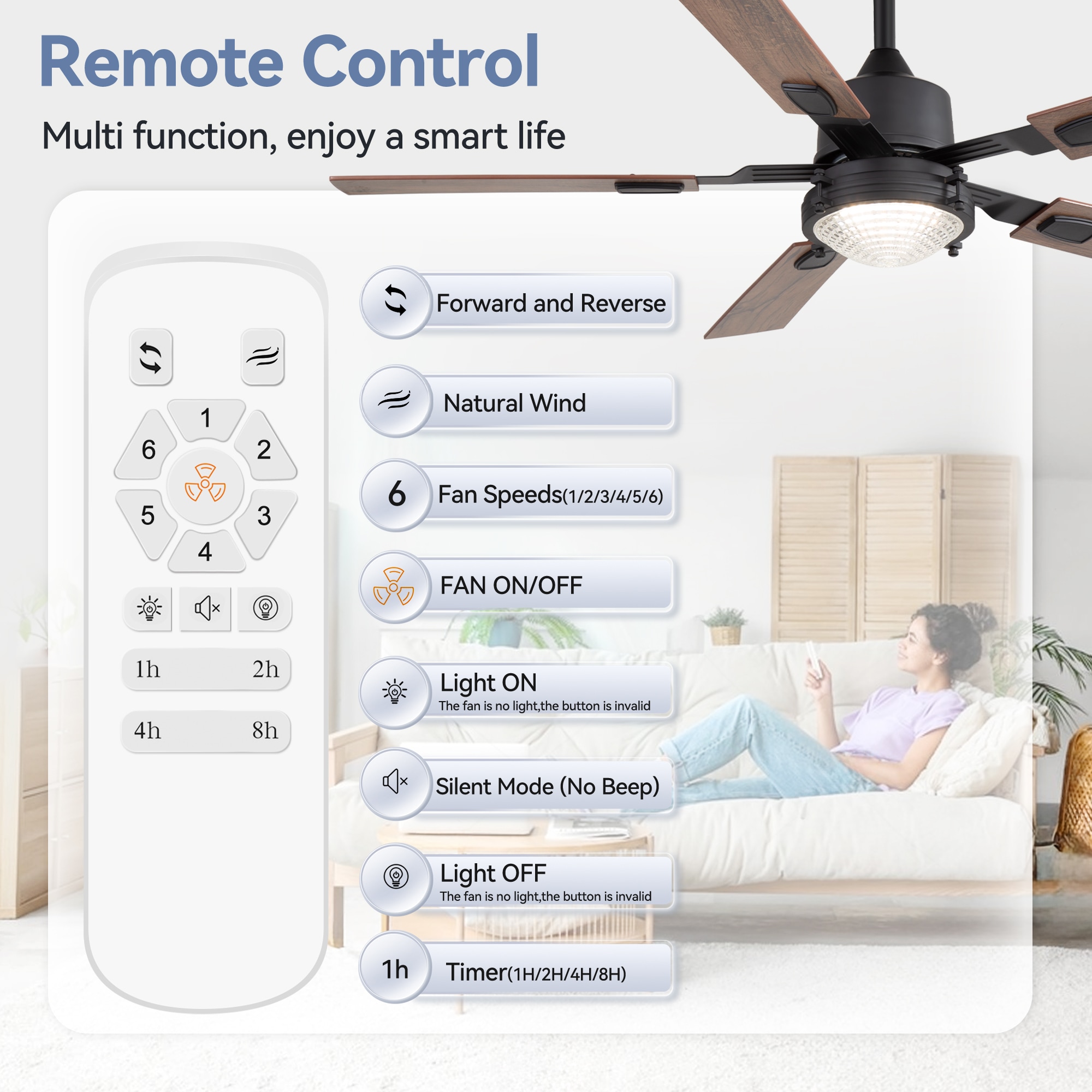 Breezary 29012-BK Ceiling-Fans - View #8