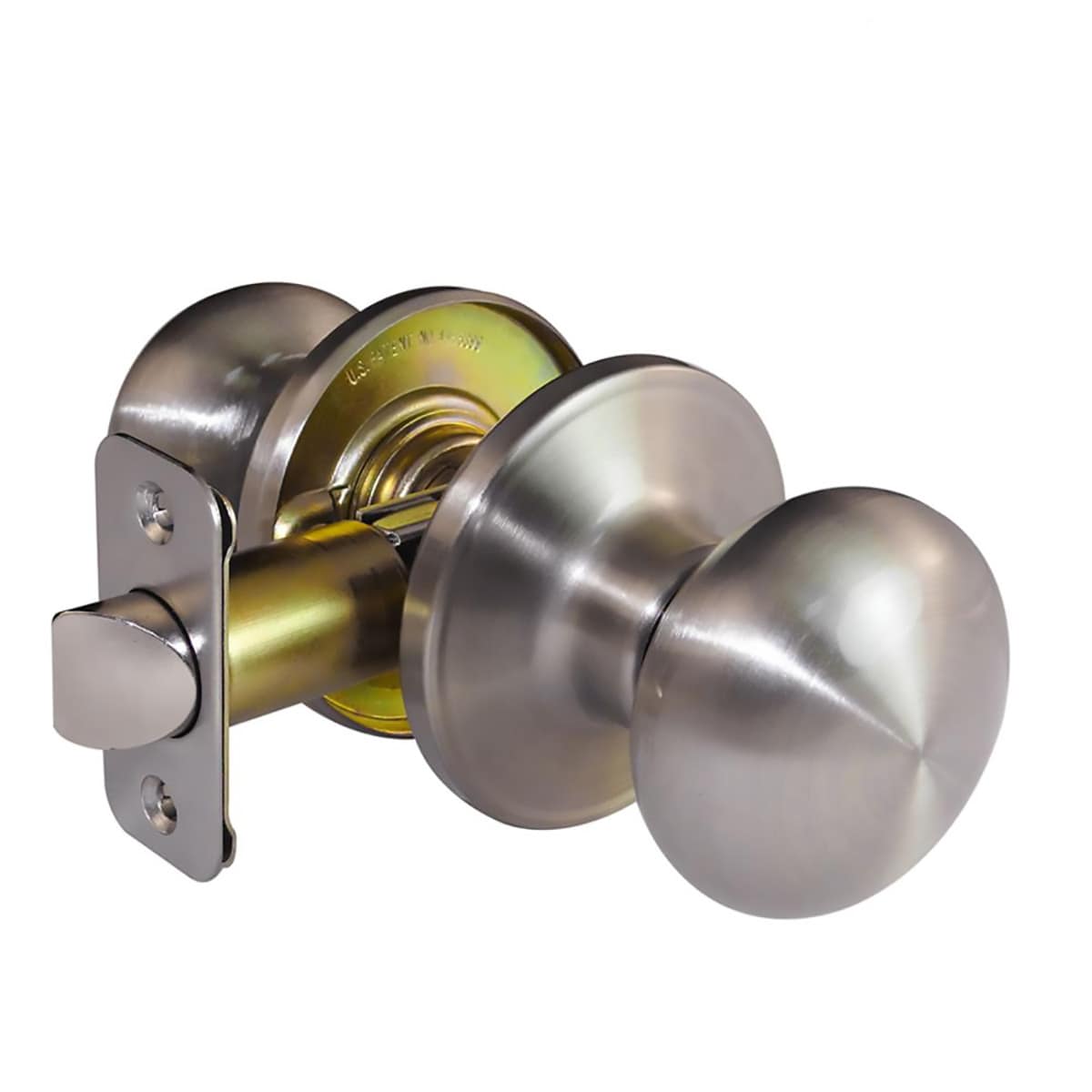 RELIABILT Baron Satin Nickel Passage Door Knob at Lowes.com