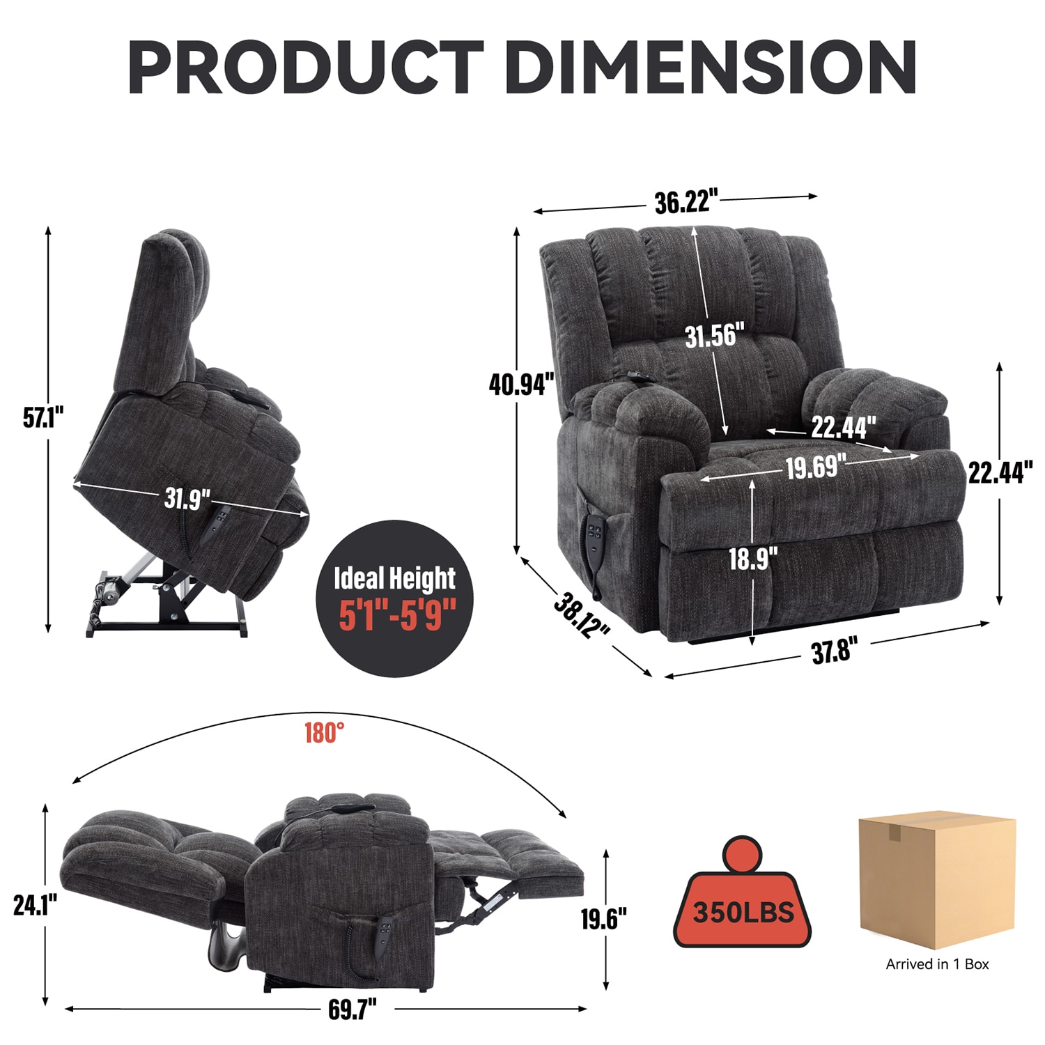 GZMR MR-2ML133 recliners - View #5