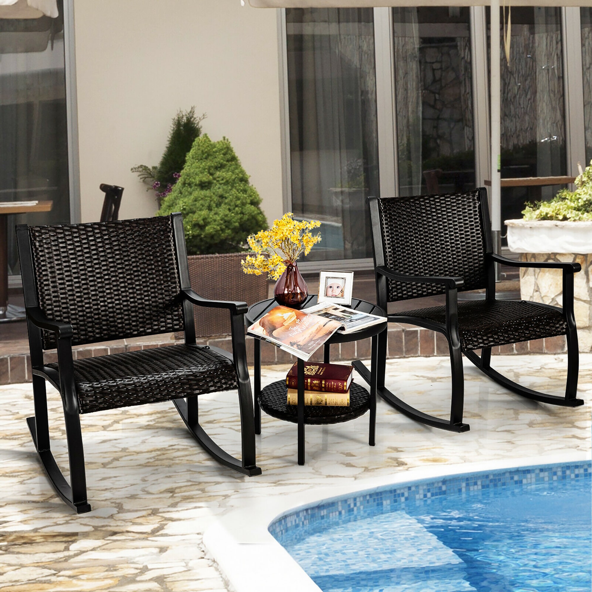 Forclover ALLC-13BK Patio-Conversation-Sets - View #2