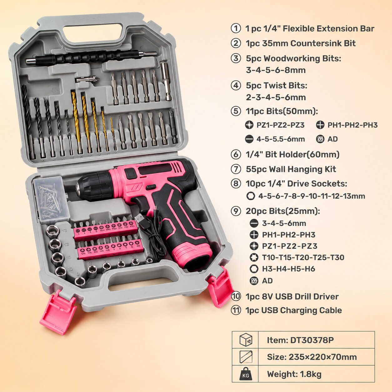Avid Power 646027181683 Air-Fastener-Drivers-Drills - View #2