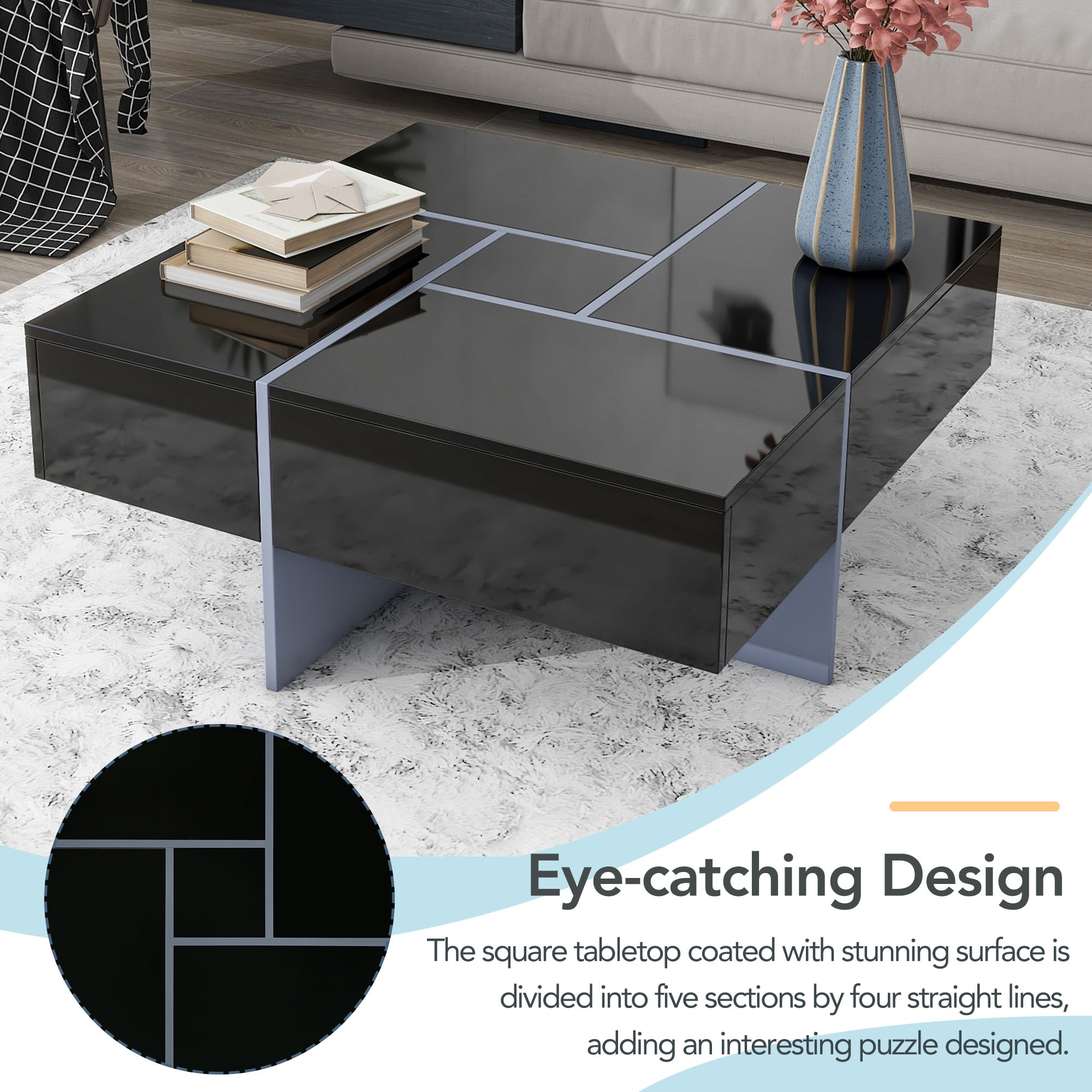 LIVIZA GIZ-NTT3232BK Coffee-Tables - View #7