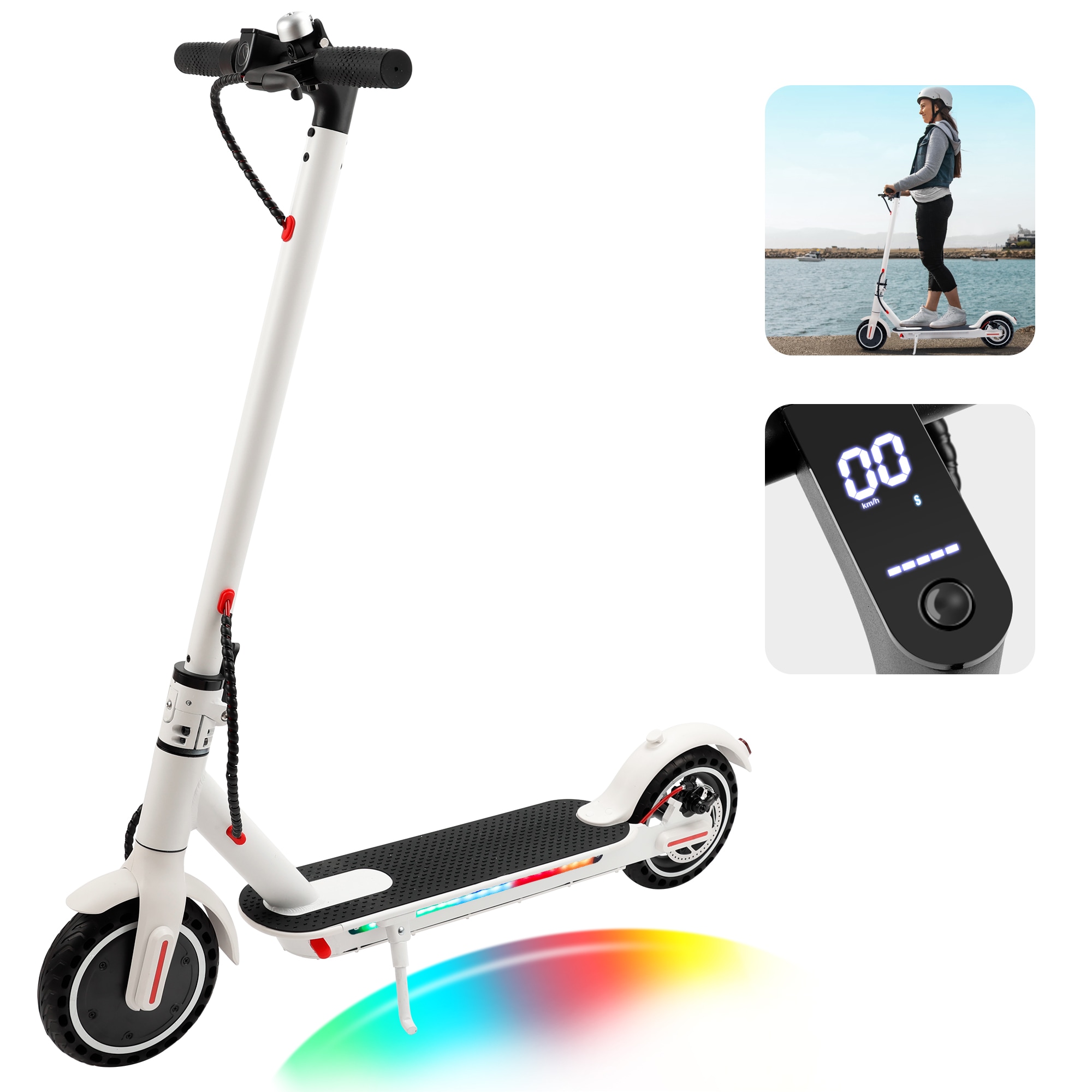 Topteng G056-001-WHITE scooters - View #2