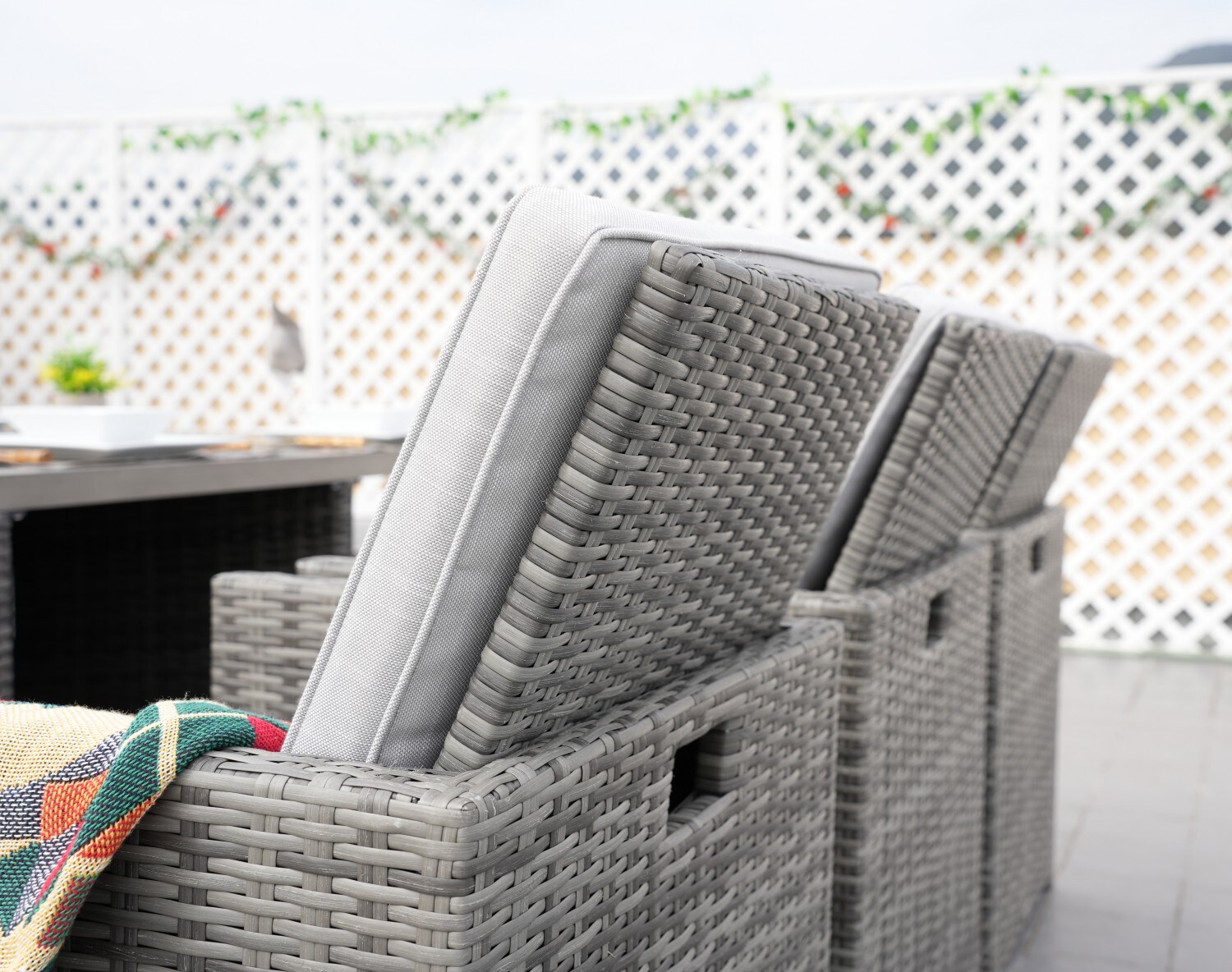 Direct Wicker DWG-1634RA-GR Patio-Dining-Sets - View #7