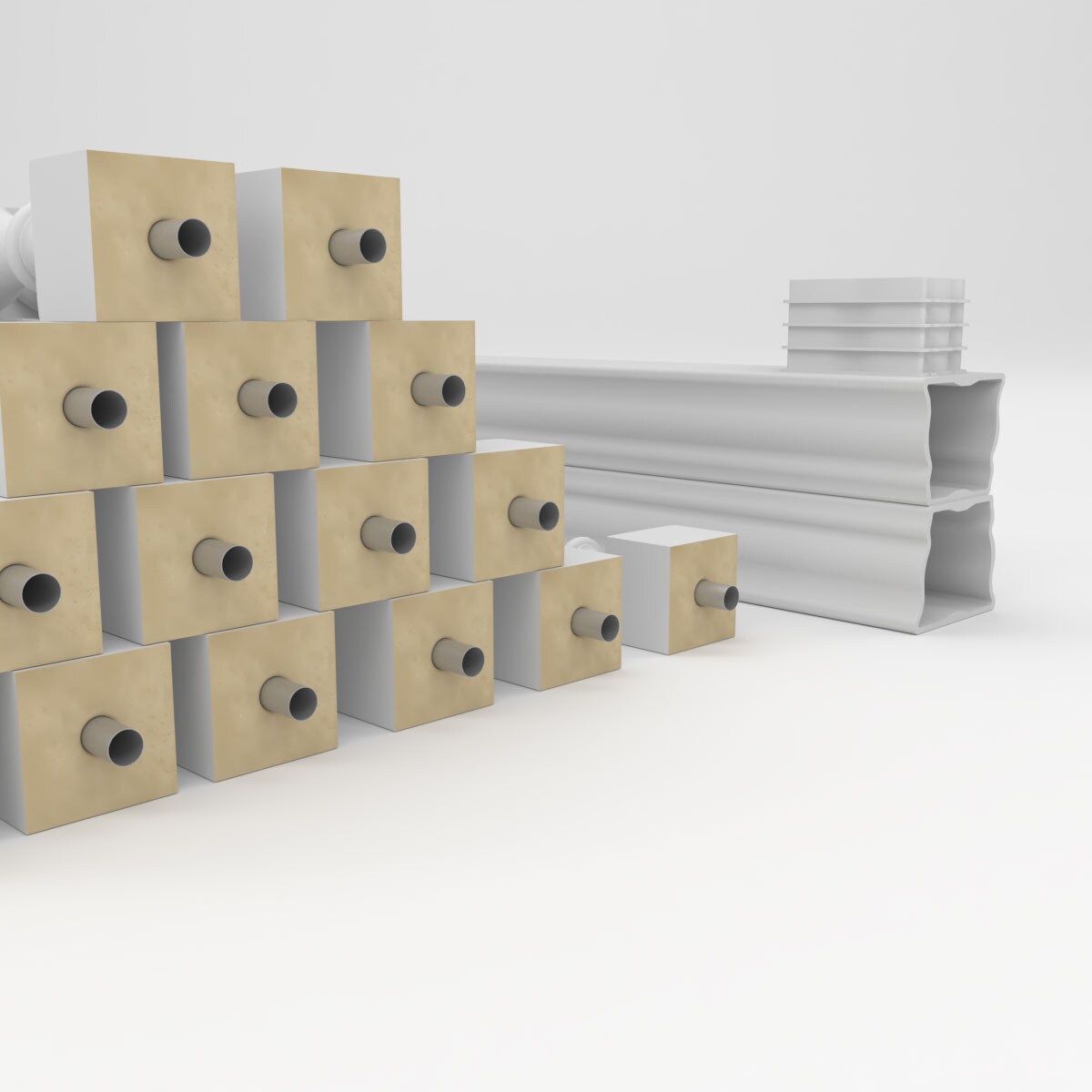 Ekena Millwork BALK37X132TRN railings - View #6