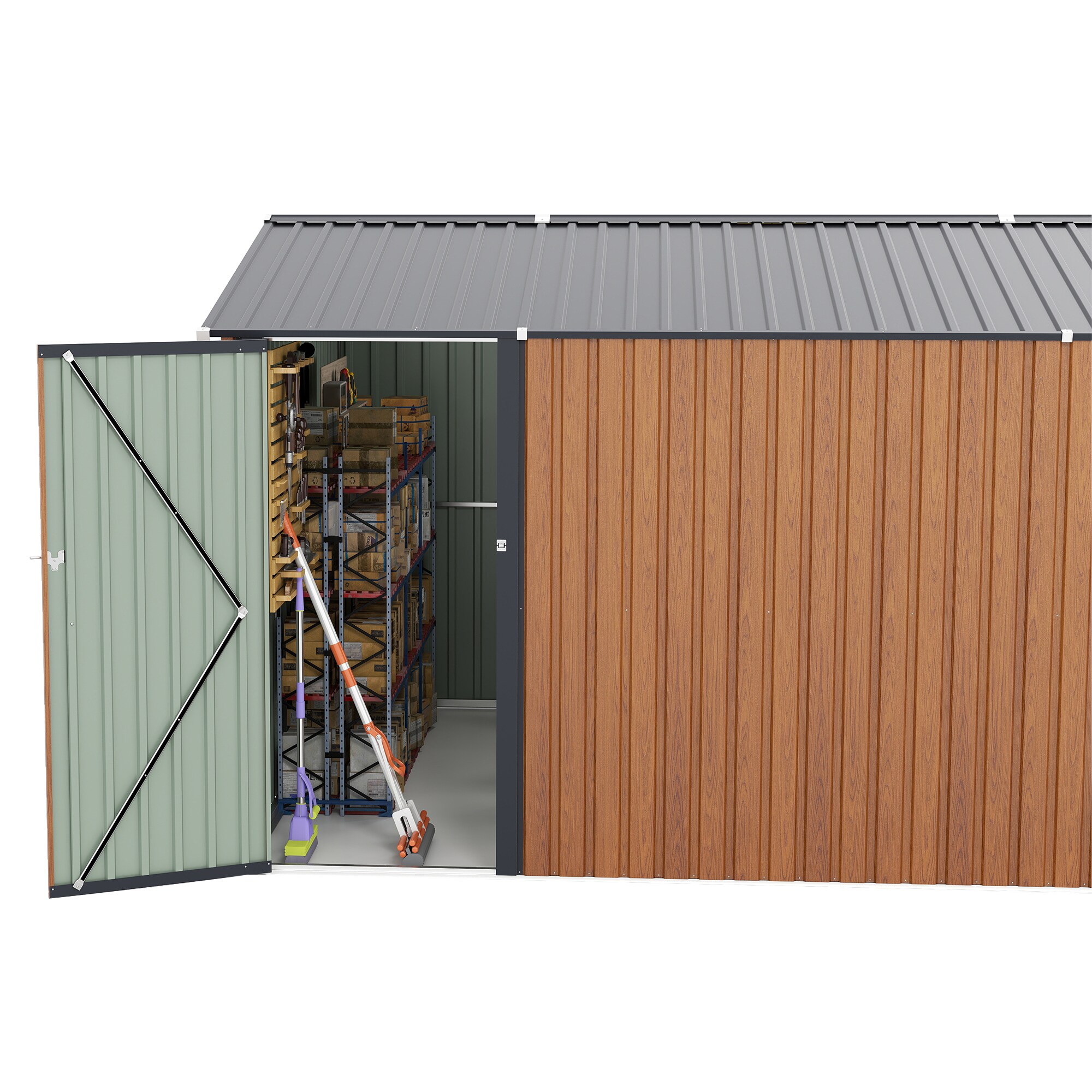 Flynama G-1598S00036 Metal-Storage-Buildings-Sheds - View #8
