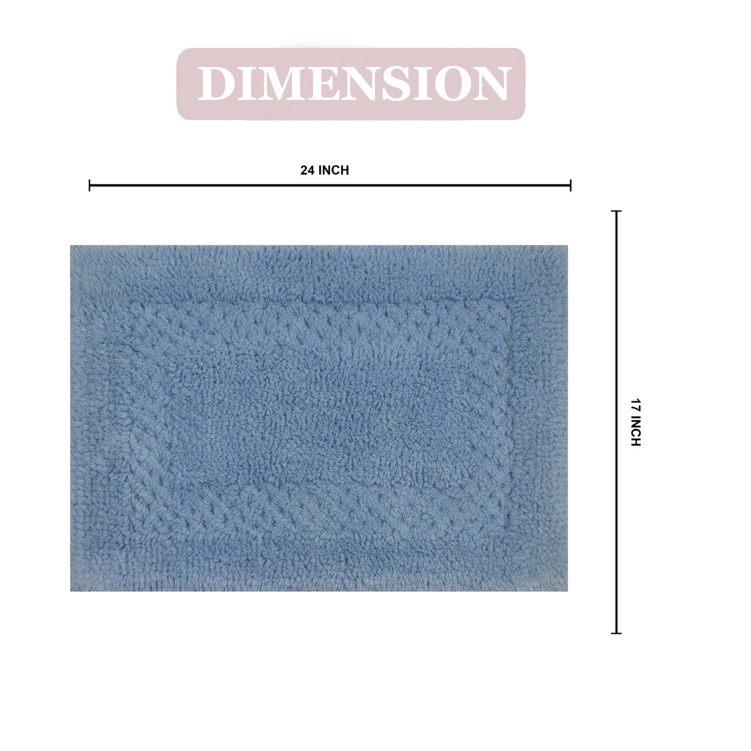 Home Weavers BCL1724BL Bath-Rugs - View #3