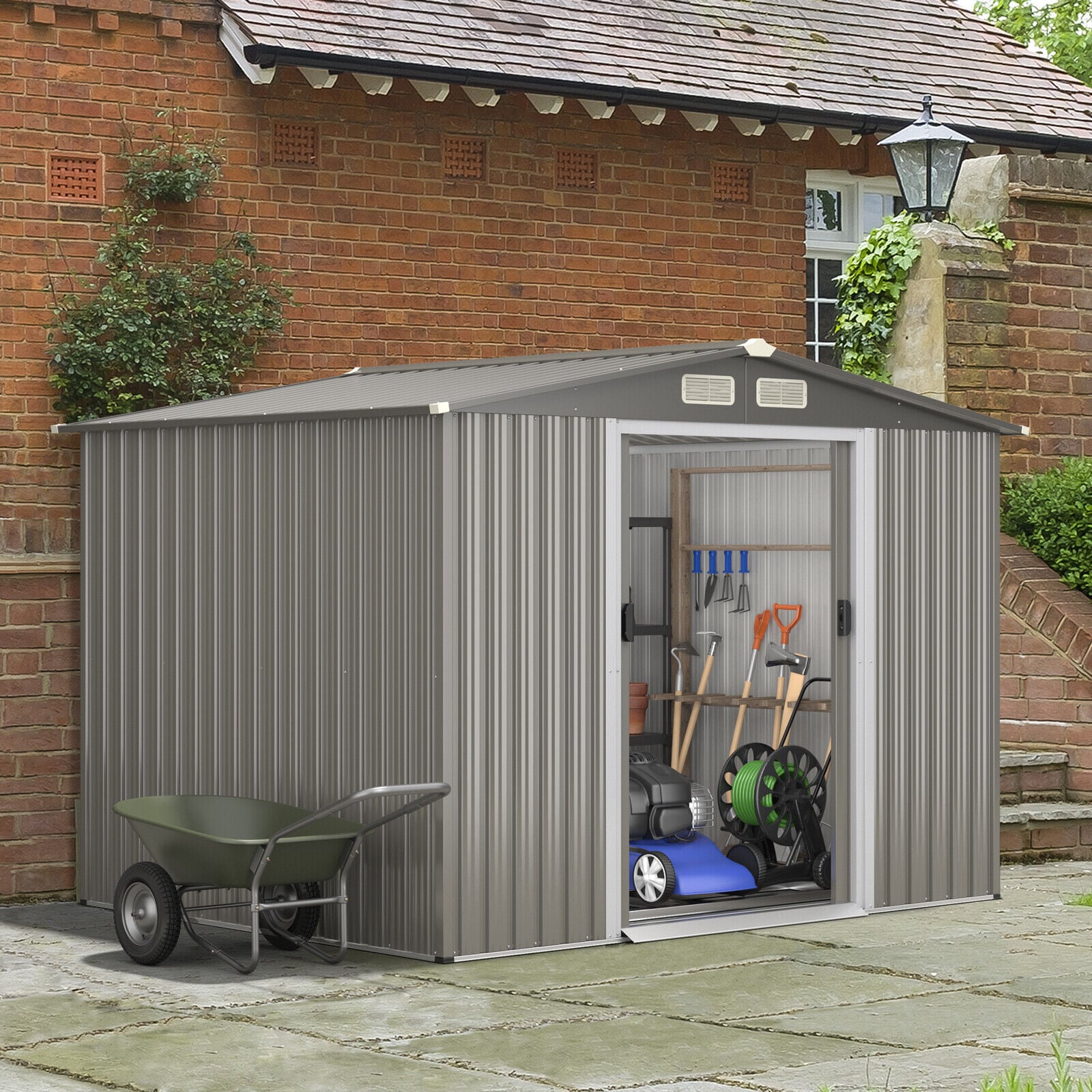 Slickblue D-CO-+GDL9583TG Metal-Storage-Buildings-Sheds - View #3