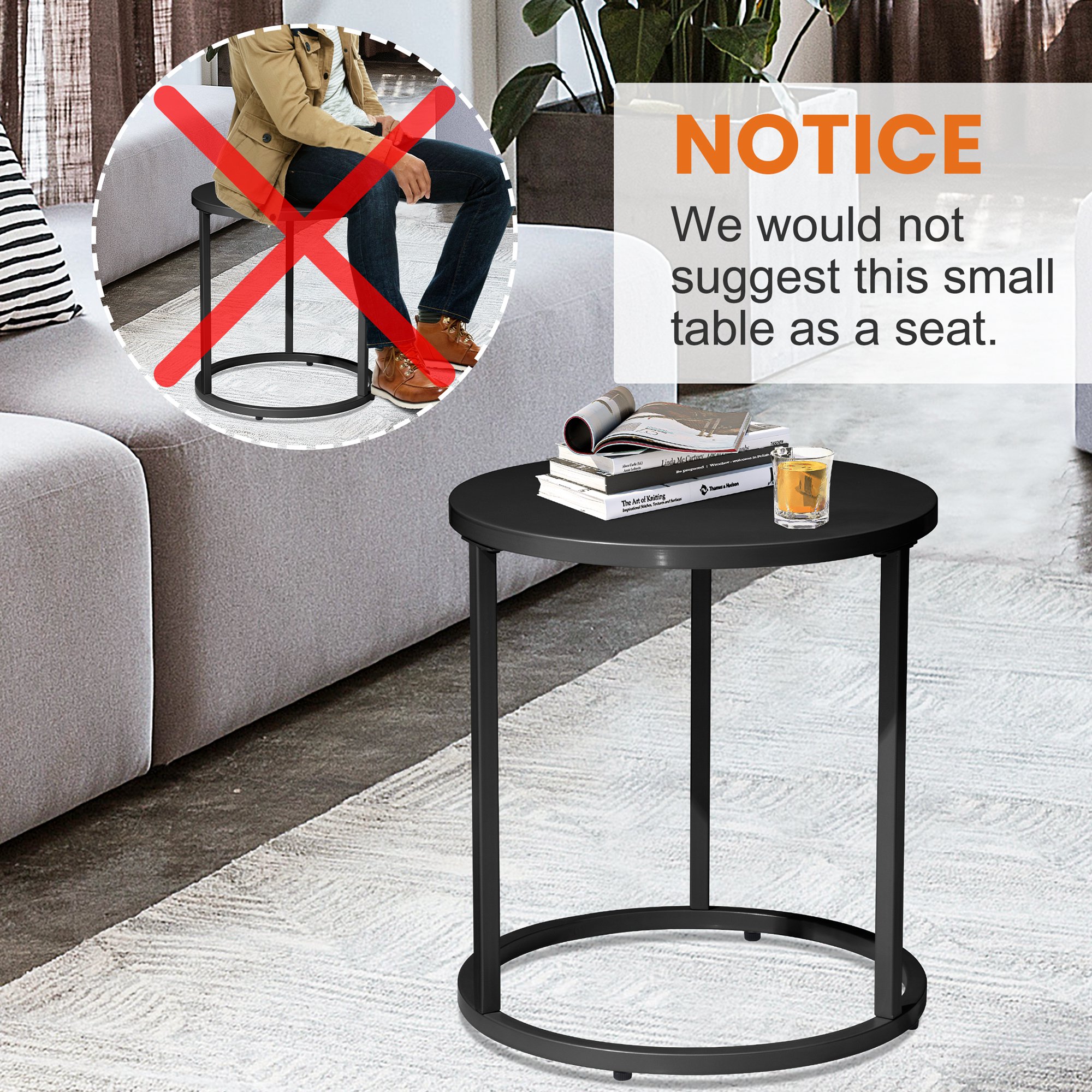 Crestlive Products CL-TB014BLK Patio-Tables - View #8