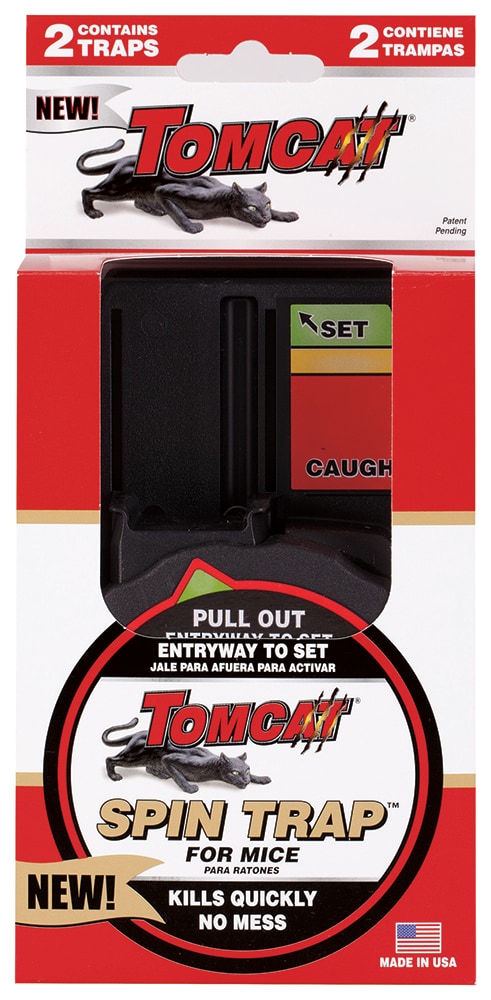 Tomcat Kill and Contain Mouse Trap, 2-Pack set of 2 - Total 4