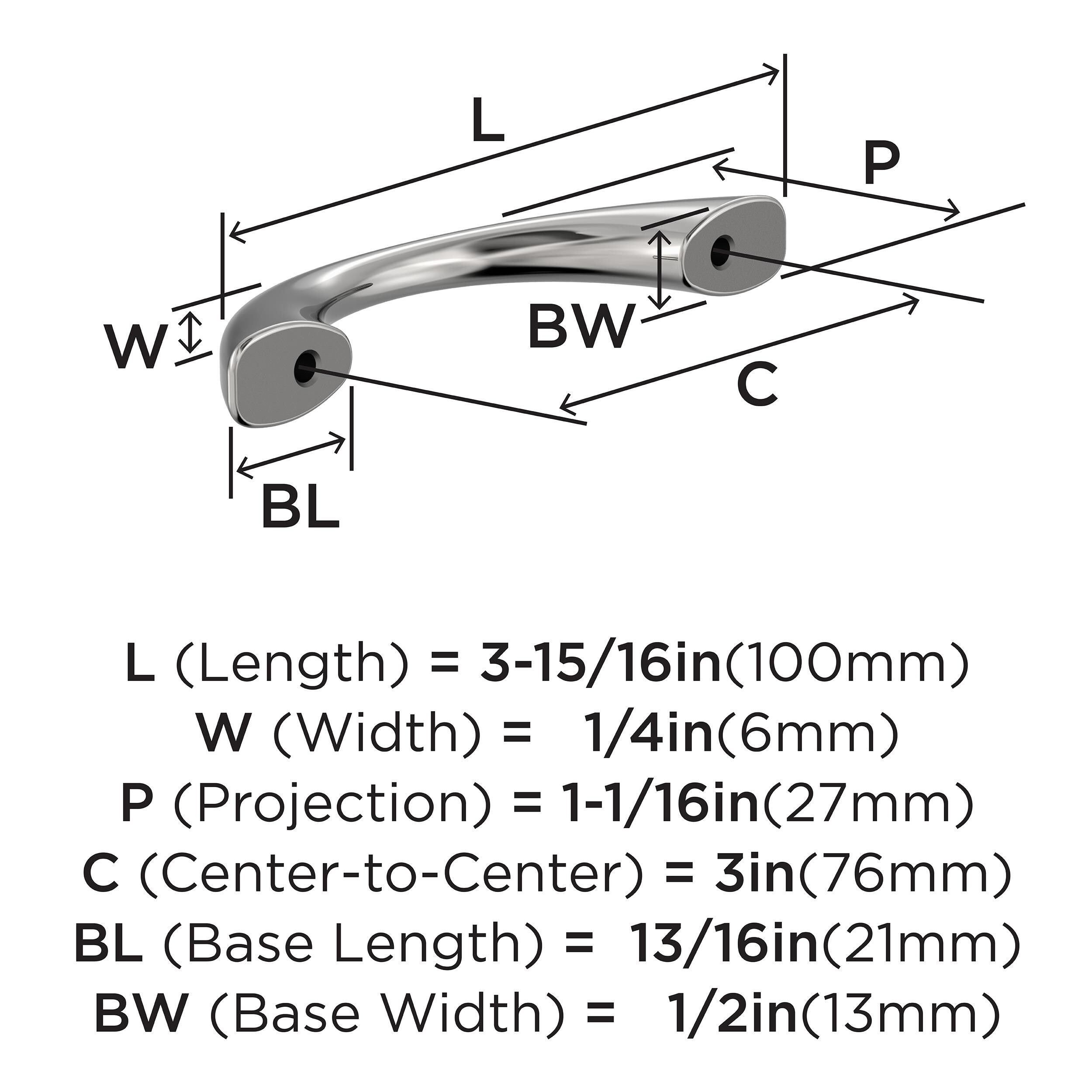 Amerock 10VMP3723026 Cabinet-Pulls - View #4