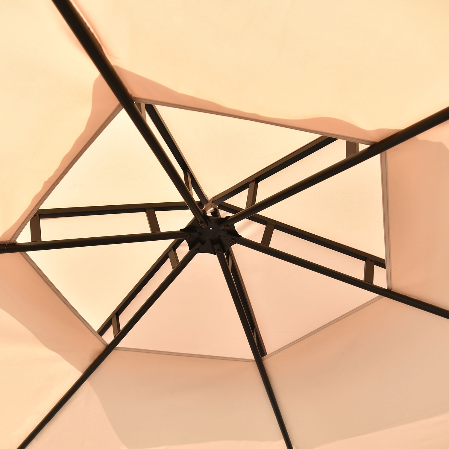 SINOFURN SYB180003BL Wood-Resin-Gazebos - View #7