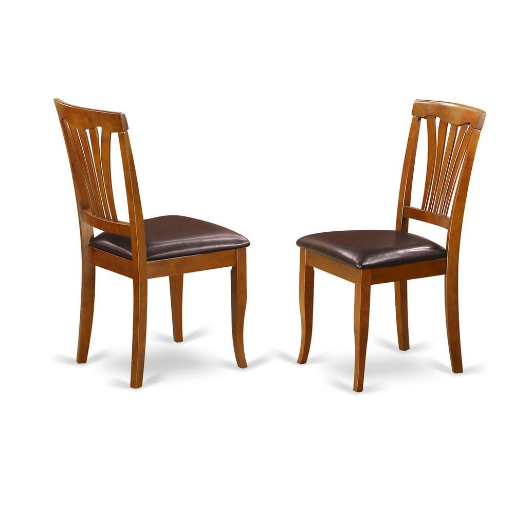 FurniFact Elegant 5-Piece Kitchen Table Set with Leaf and 4 Chairs ...