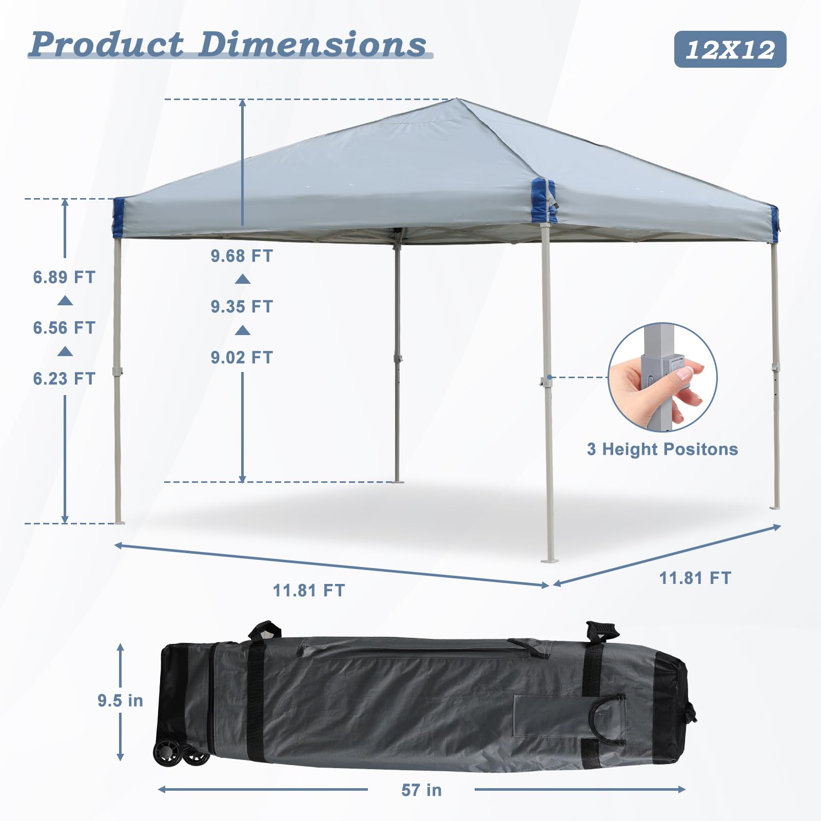 Aoodor A153-PGYDR Canopies-Sl - View #2