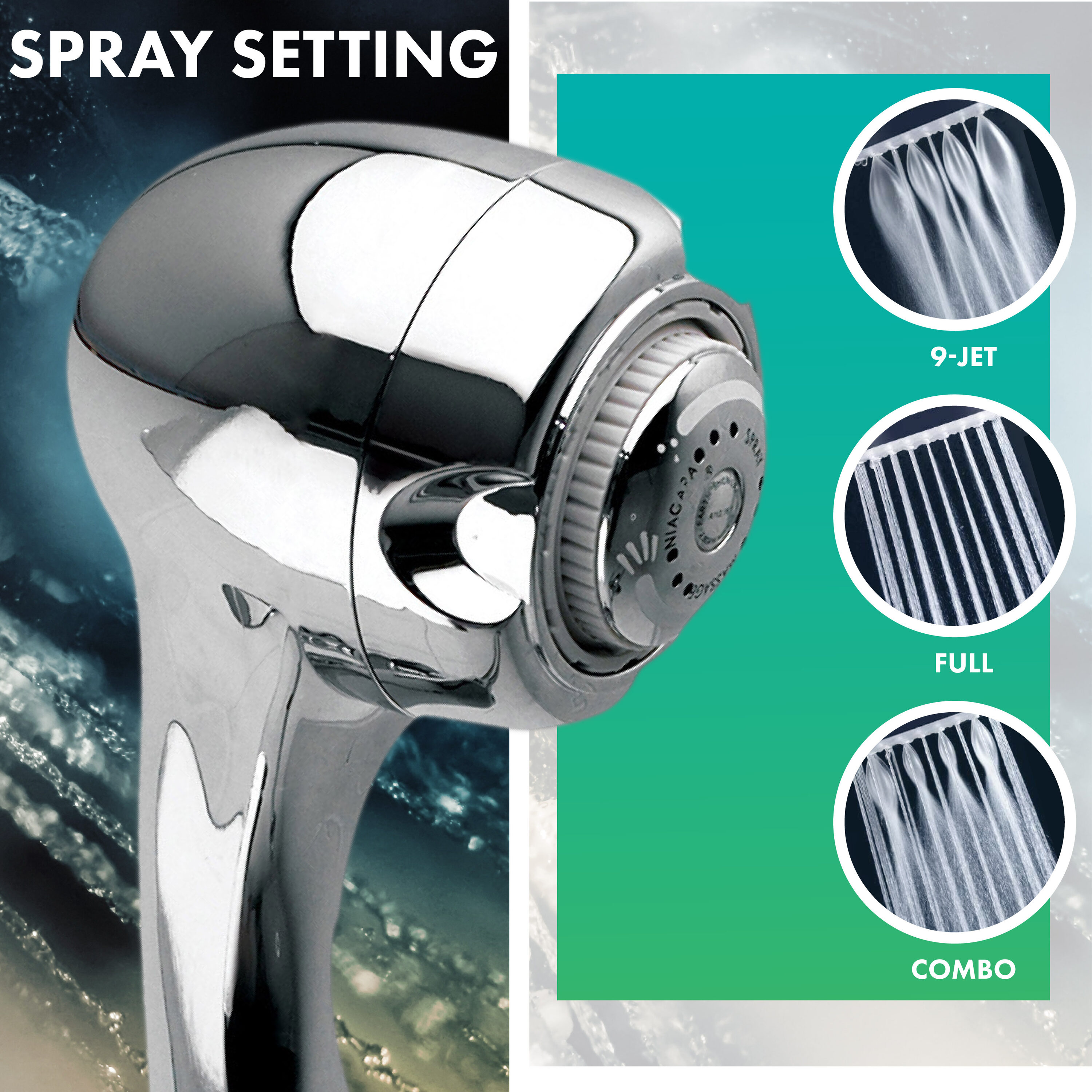 Niagara Conservation N2935CH Fixed-Showerhead - View #4