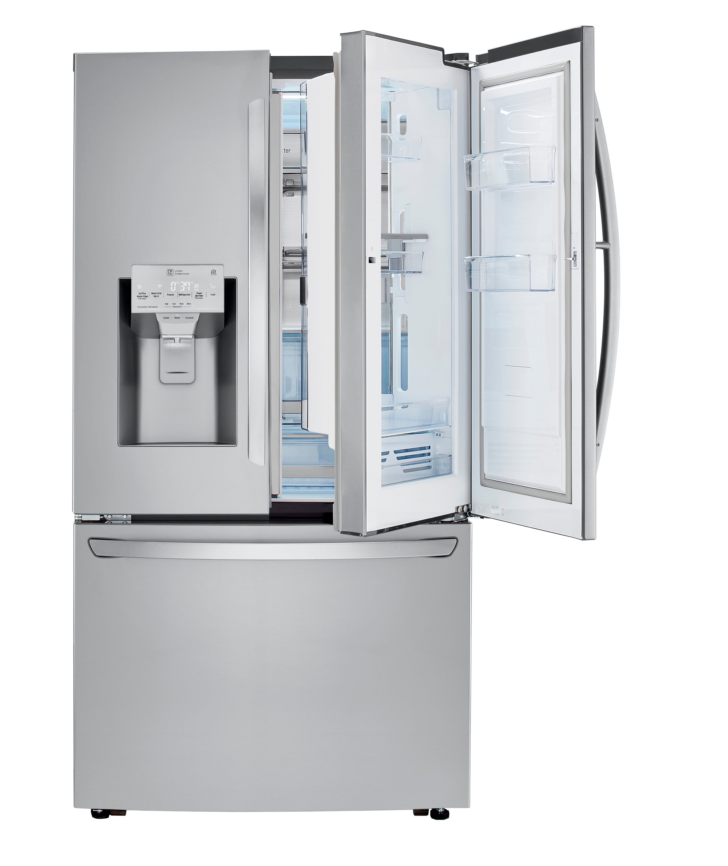 lg refrigerators french door lowes