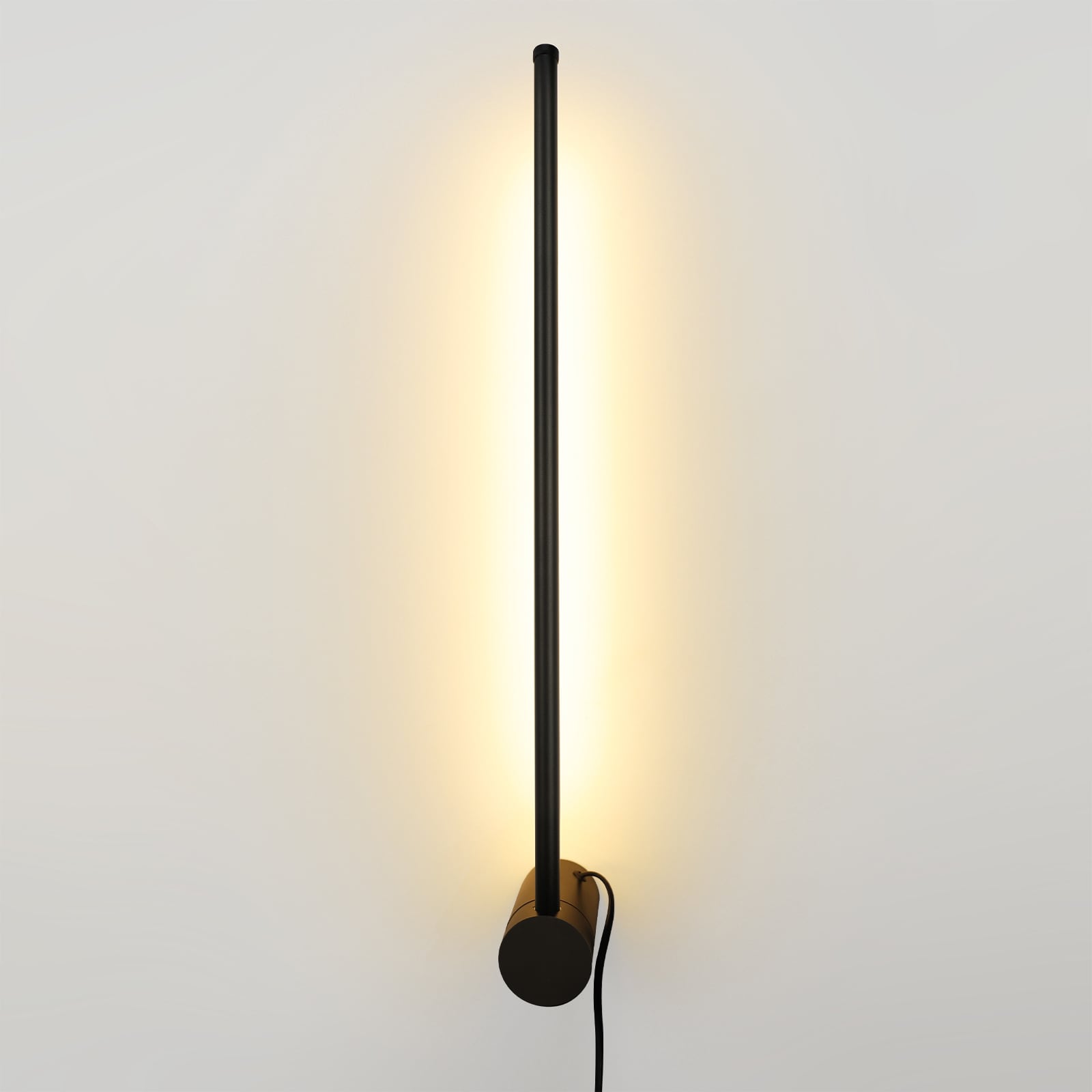 LamQee 06FTL0202ABK 23.49 W 1 -Light Black Integrated LED Wall Sconce