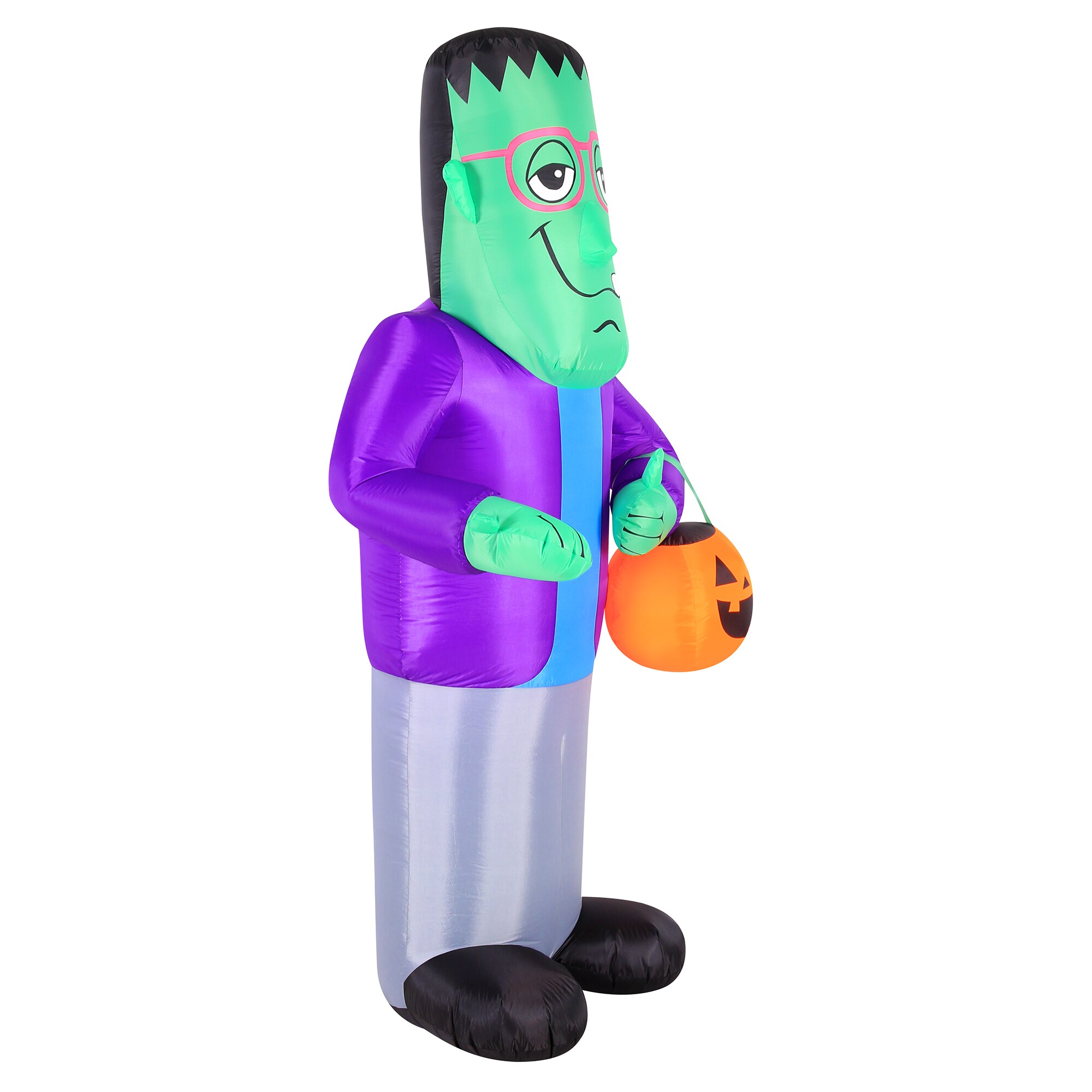 Airflowz 7-ft Lighted Monster Inflatable in the Outdoor Halloween ...